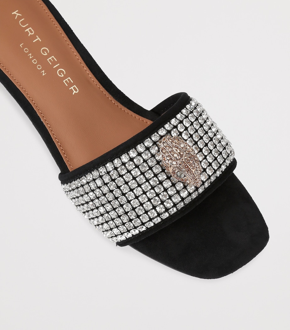Suede Kensington Flat Sandals BLK/OTHER Image 3