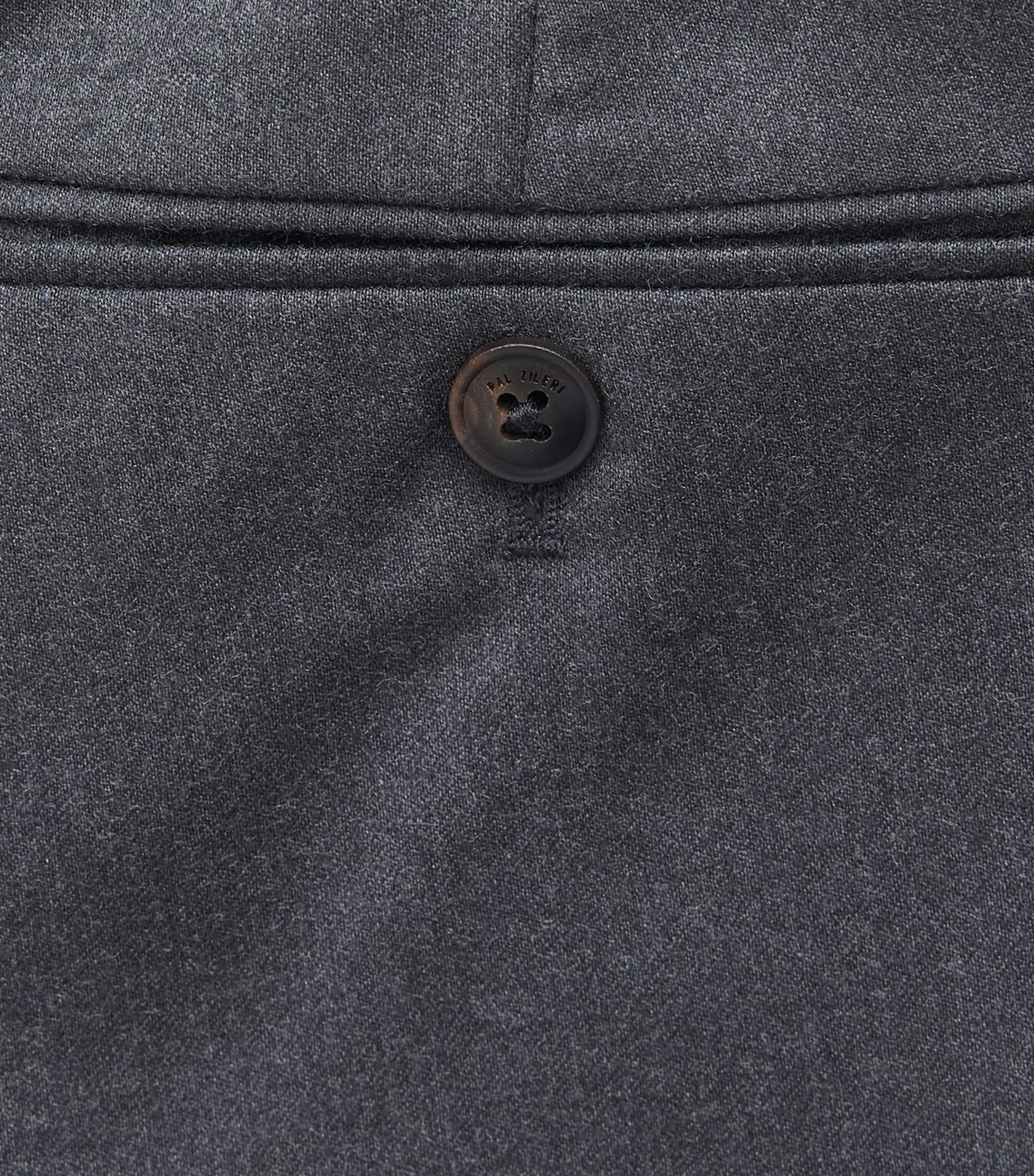 Pal Zileri Mens Stretch-Virgin Wool Drawstring Trousers Grey Image 6
