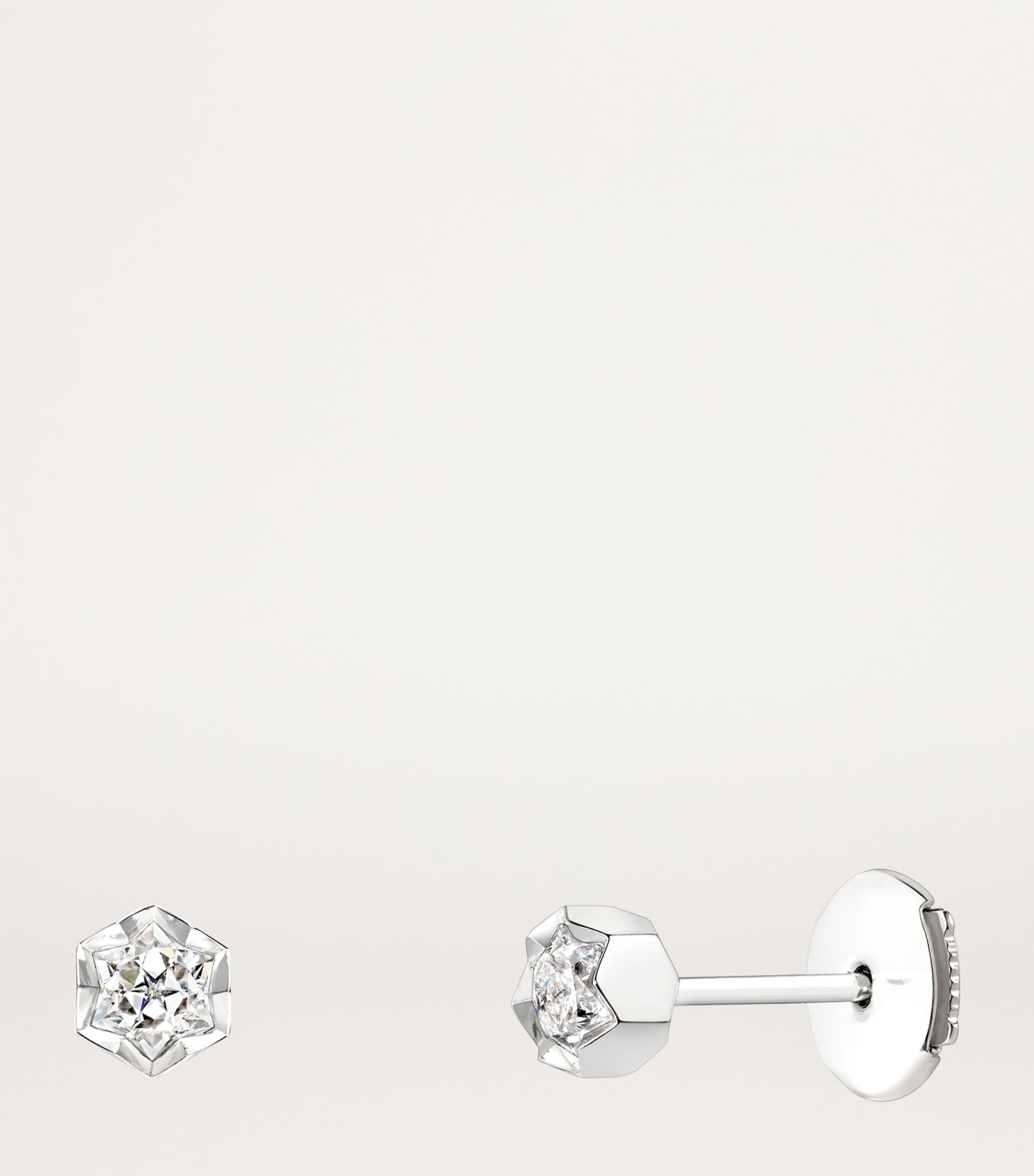 White Gold and Diamond Bee de Chaumet Stud Earrings WHITE GOLD Image 2