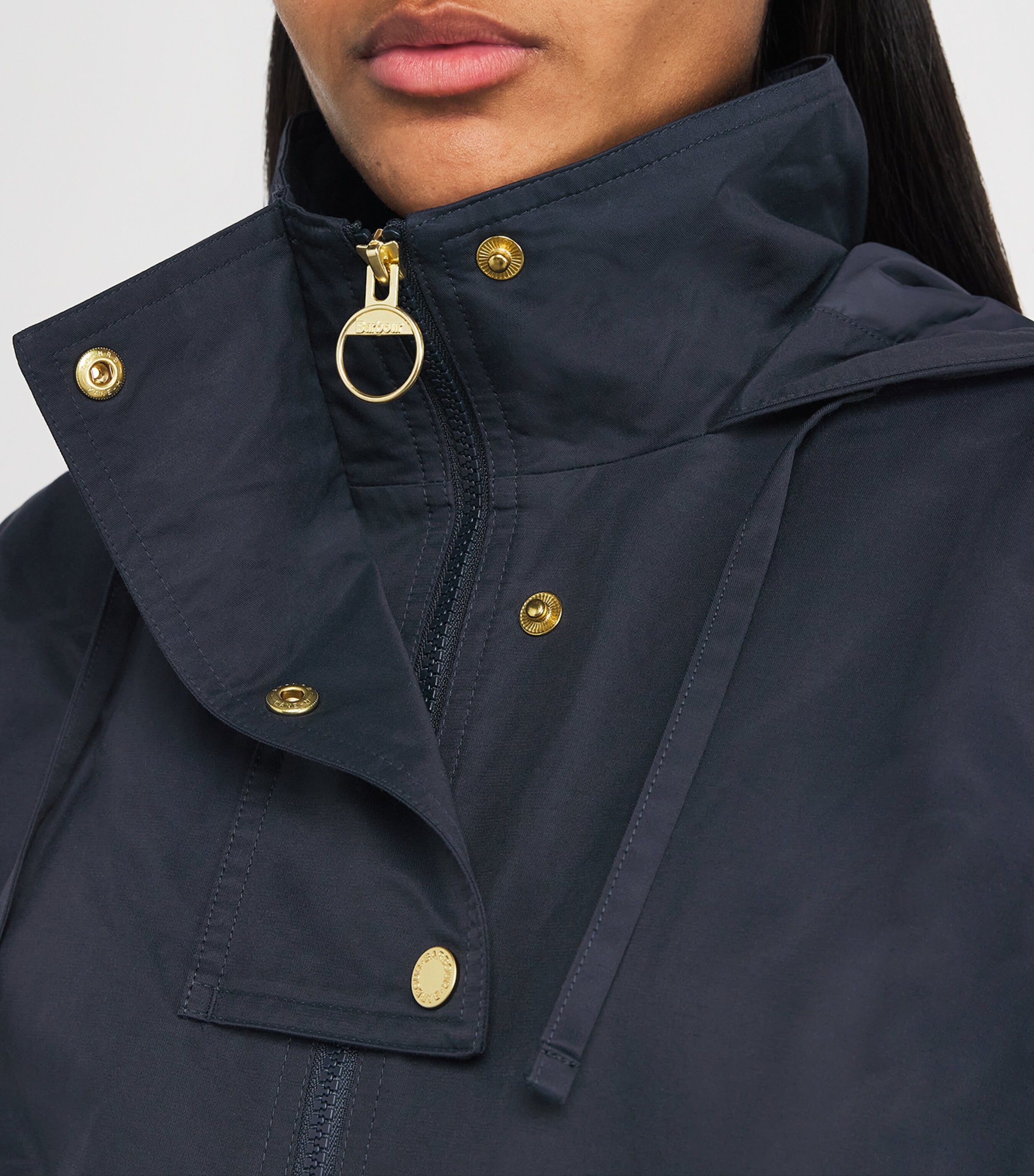 Barbour Navy Cecile Showerproof Jacket | Harrods US