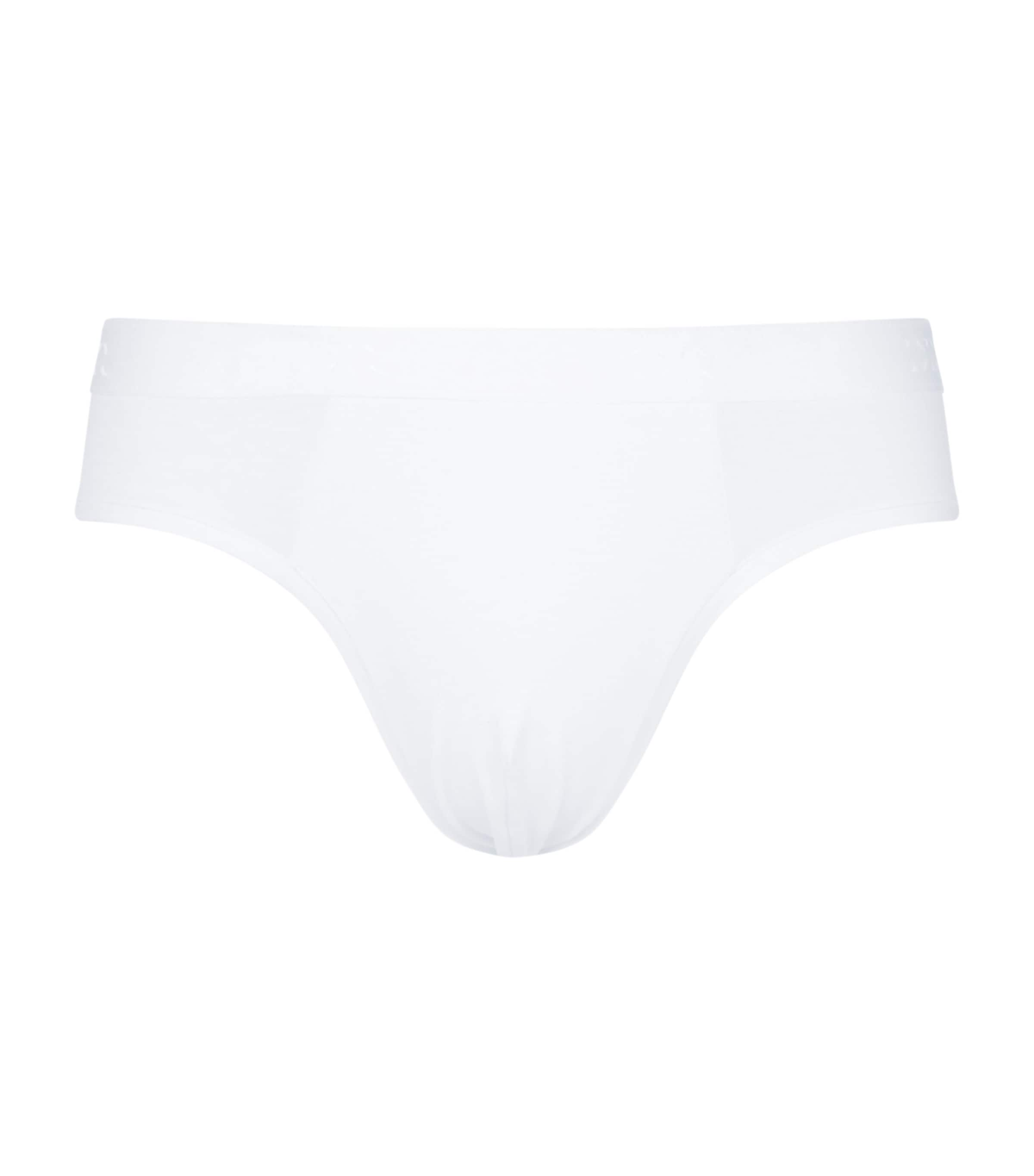 Shop Derek Rose Jack Pima Cotton Briefs In White