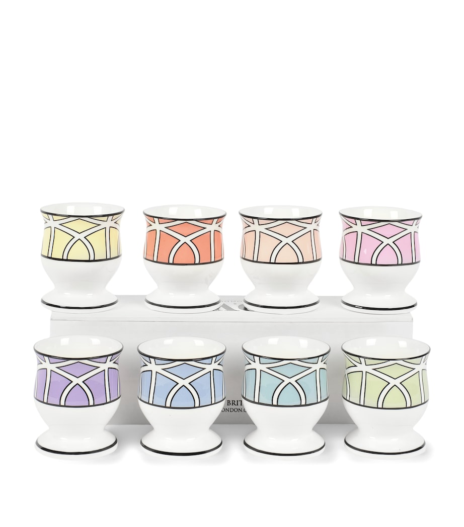 O.W.London Bone China Loop Ombré Egg Cups (Set of 4) Ombre Image 3
