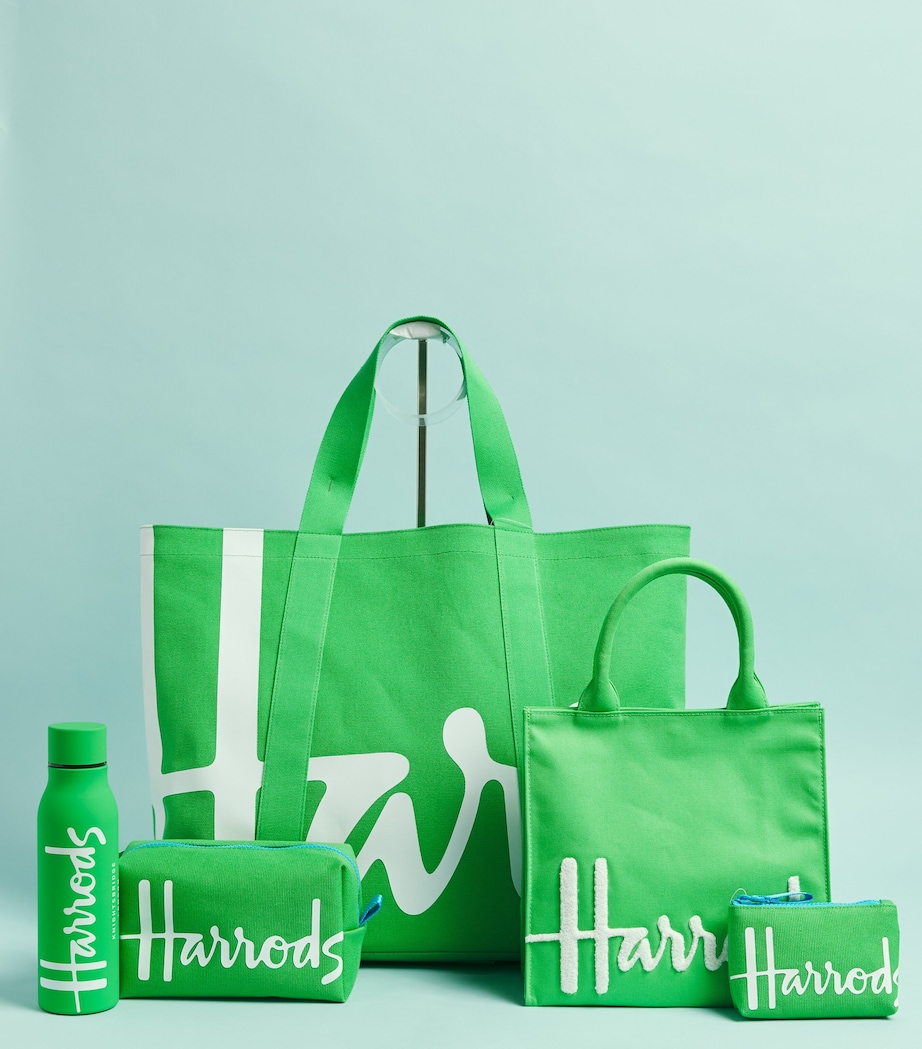 Small Cotton Logo Tote Bag BRIGHT GREEN Image 6