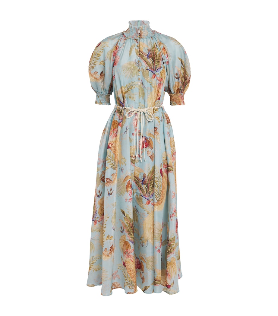 Silk Palm Ascension Maxi Dress AQPLMFLO/AQA PM FLRL Image 1