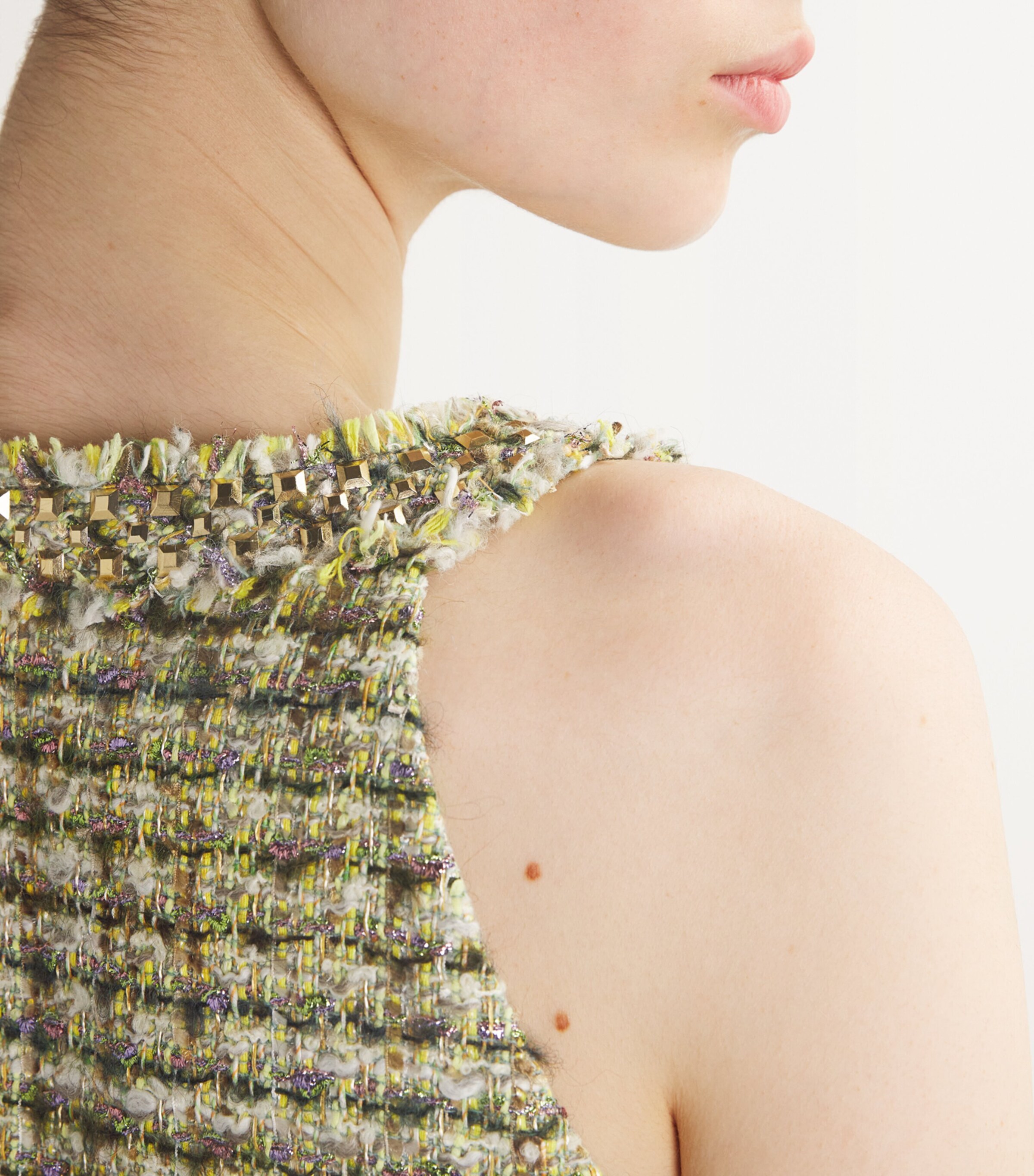 St. John Tweed Embellished Midi Dress Harrods US