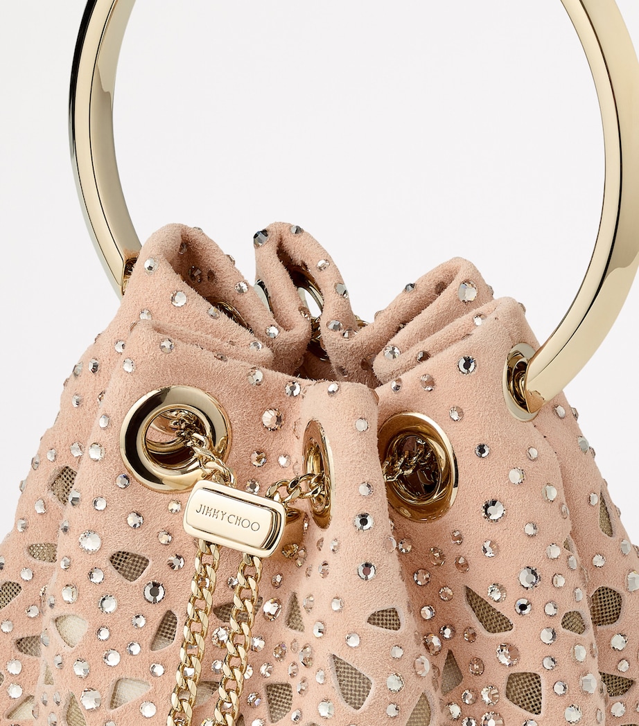Micro Bon Bon Leather Top-Handle Bag MACARON/LIGHT GOLD Image 3