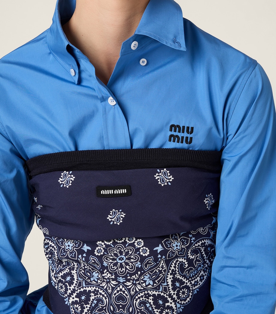 Cotton Poplin Logo Shirt F0237 Image 5