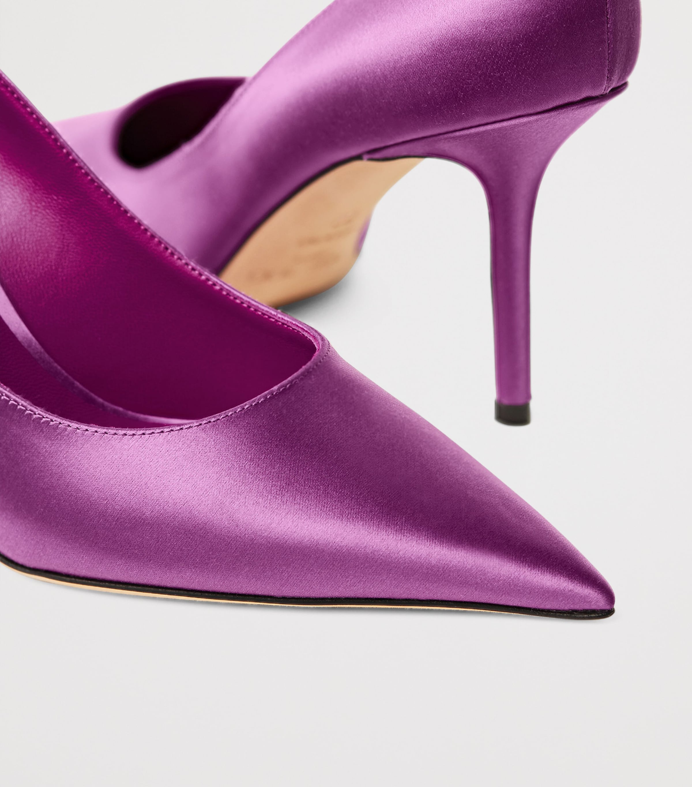 Love 85 Satin Pumps VIOLET ORCHID Image 5