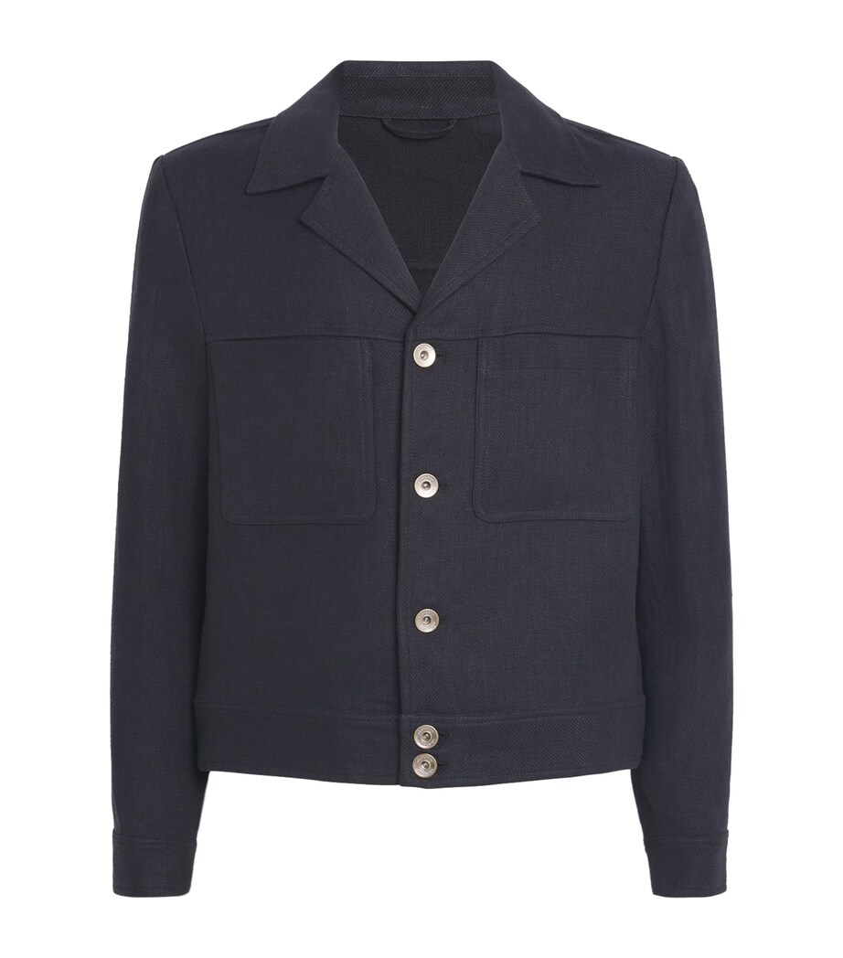 Linen Jacket NERO Image 1