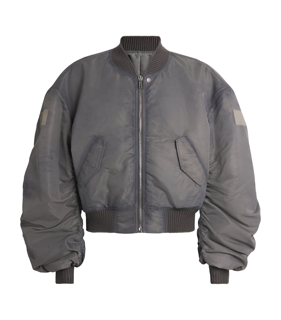 Rick Owens Mens Secchia Bomber Jacket Drkdust Image 1