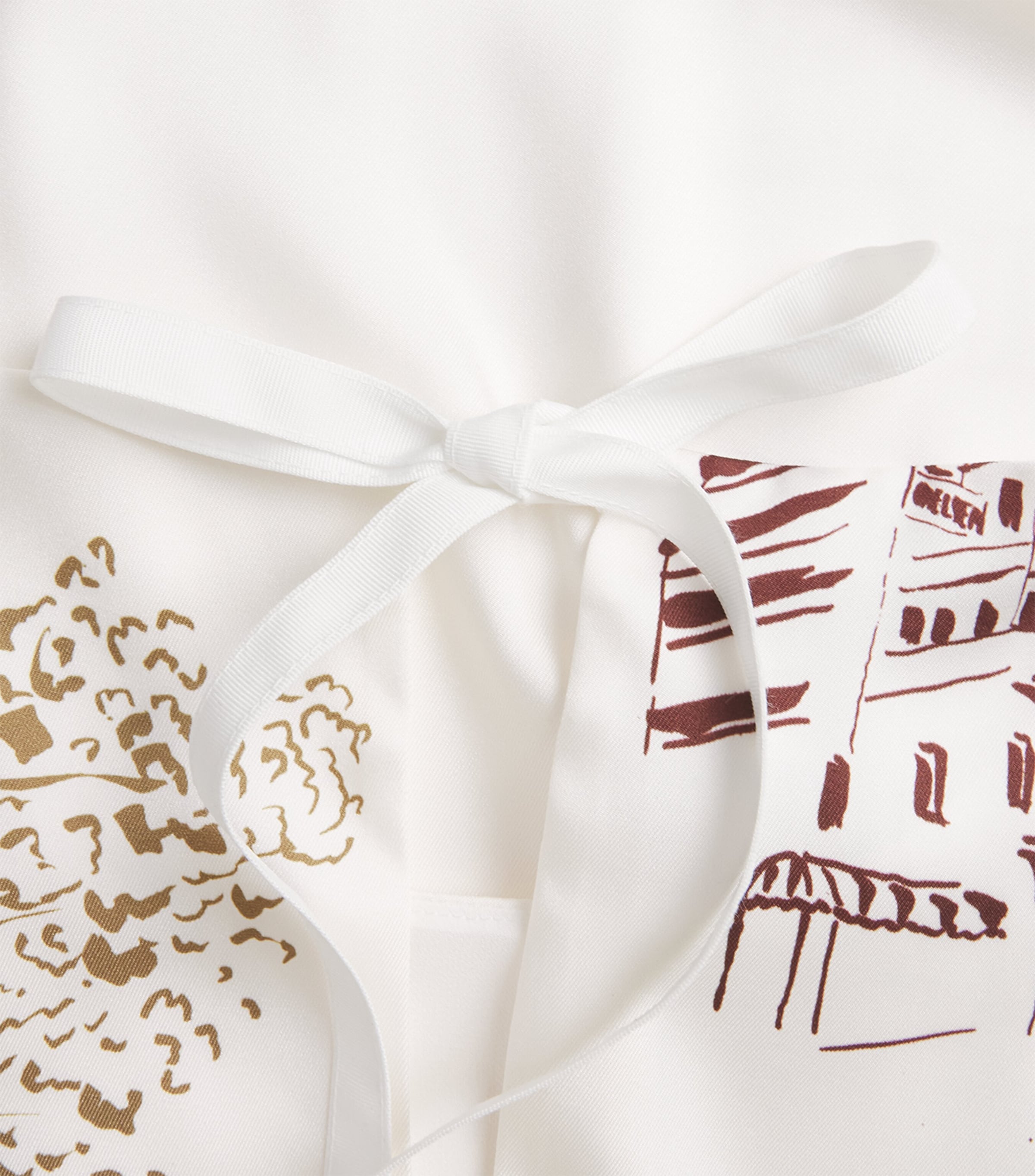 Lafayette 148 Womens Printed Shift Midi Dress Cloud Multi Image 5