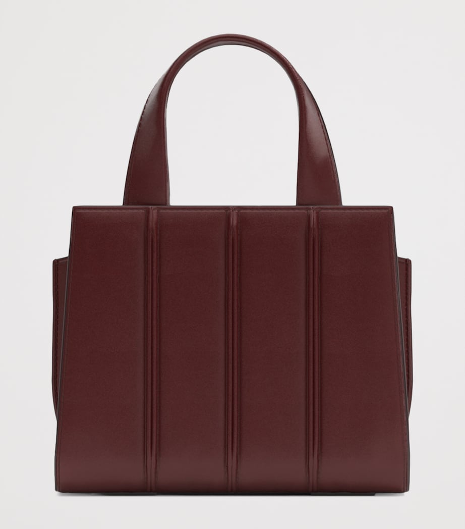 Max Mara Micro Quilted Whitney Top-Handle Bag Red Image 3