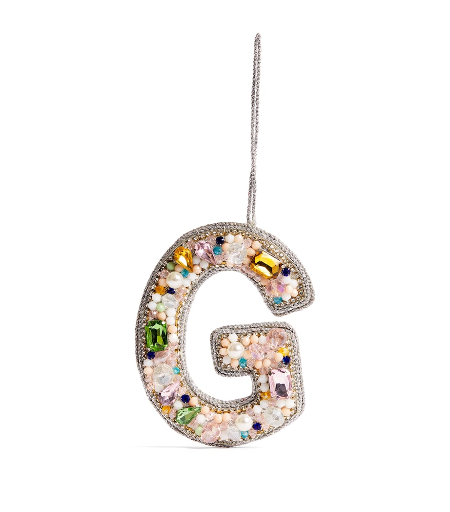 Embellished G Tree Decoration MULTI, SILVER Image 1