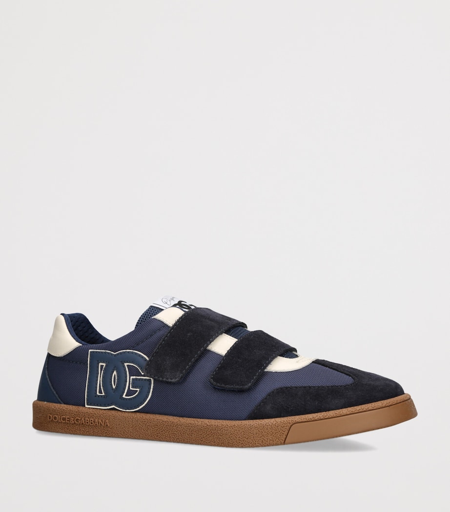 Suede-Blend DG Sneakers BLUE/DARK Image 3