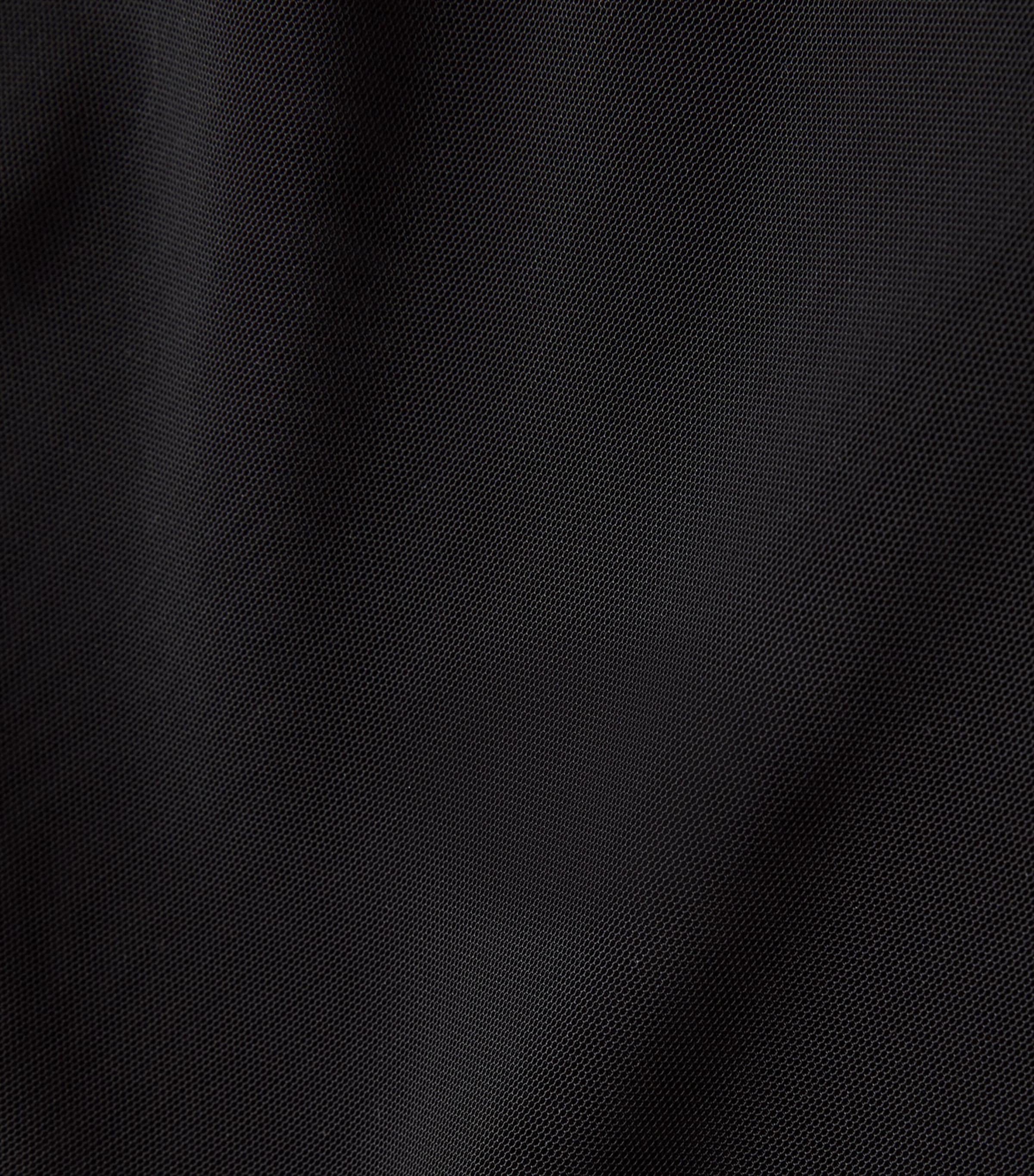 Stretch-Mesh Sleeveless Bodysuit BLACK Image 5