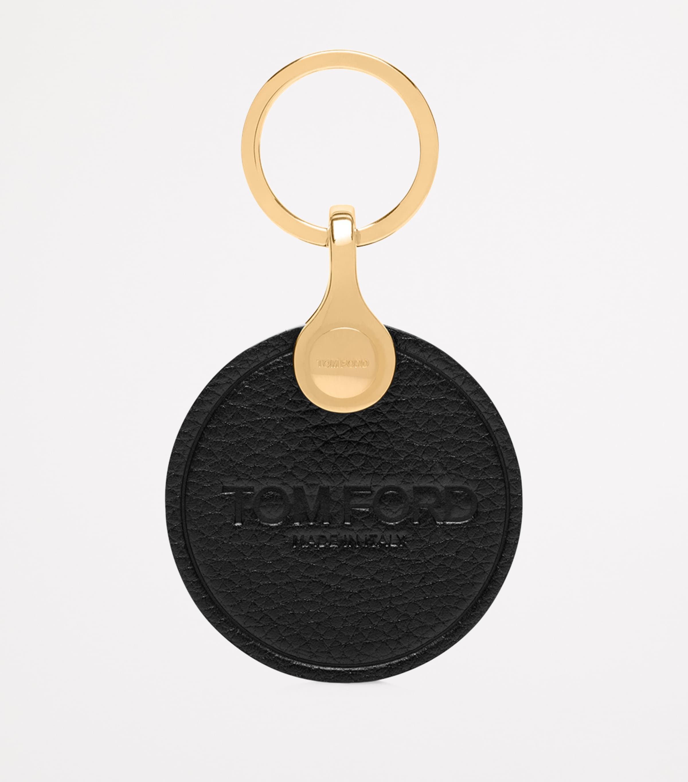 TOM FORD Leather Logo Disk Keyring | Men Accessories | Jewellery | Designers | Tom Ford TOM FORD Leather Logo Disk Keyring | Men Accessories | Jewellery | Designers | Tom Ford