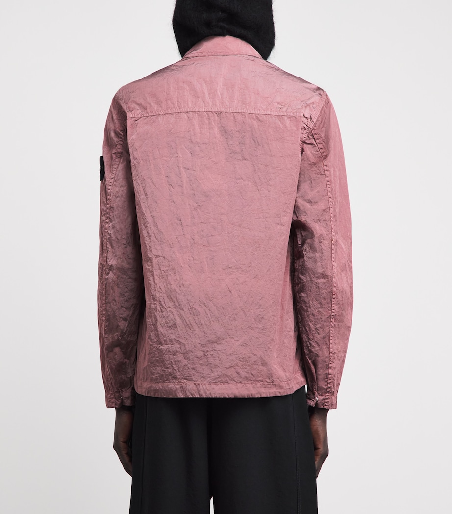 Stone Island Mens Nylon Double-Dyed Overshirt Image 5
