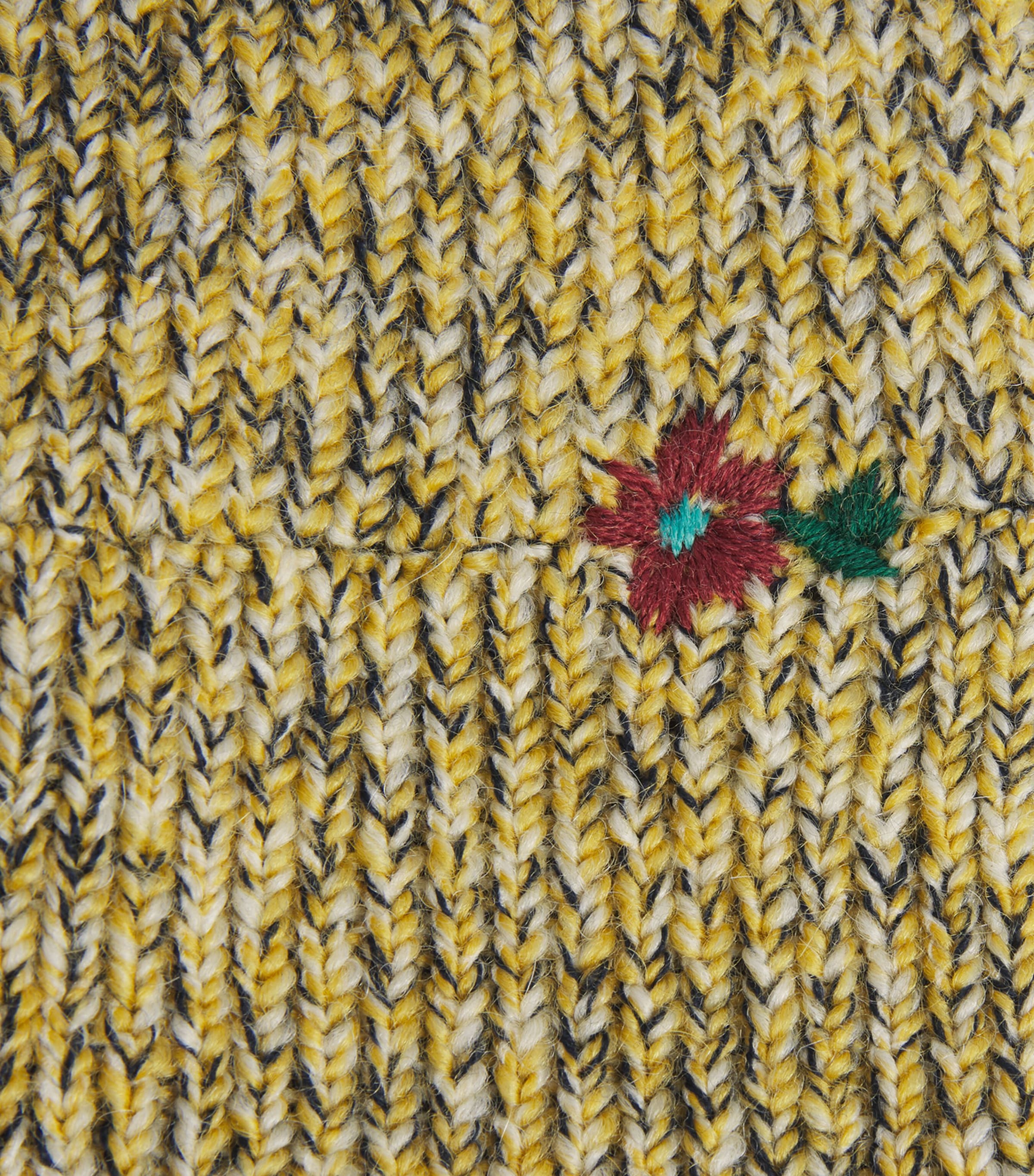 DRIES VAN NOTEN Wool-Blend Floral Beanie Image 3