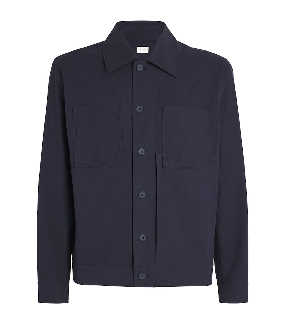 Craig Green Mens Cotton Utility Shirt Jacket Navy Image 1