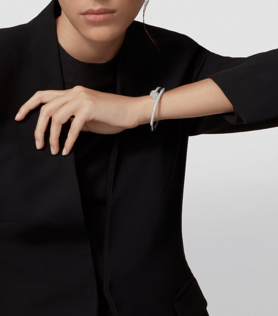 White Gold and Diamond Juste un Clou Bracelet WHITE GOLD Image 2