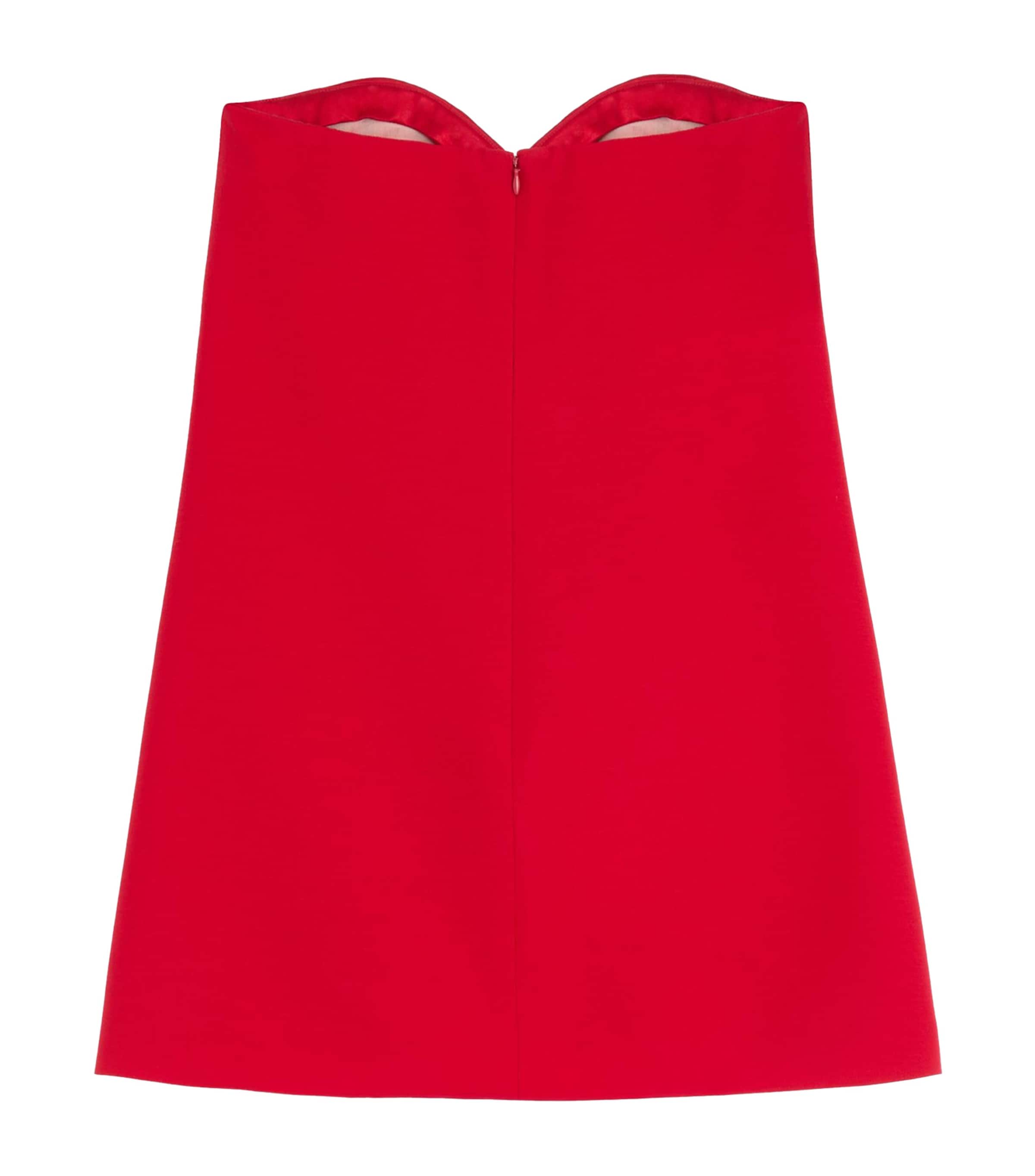 Silk-Wool Heart Mini Dress R9M Image 2