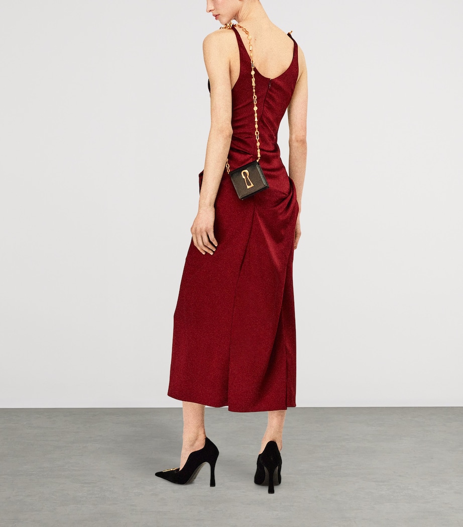 Velvet Keyhole Pumps 105 999 BLACK Image 4