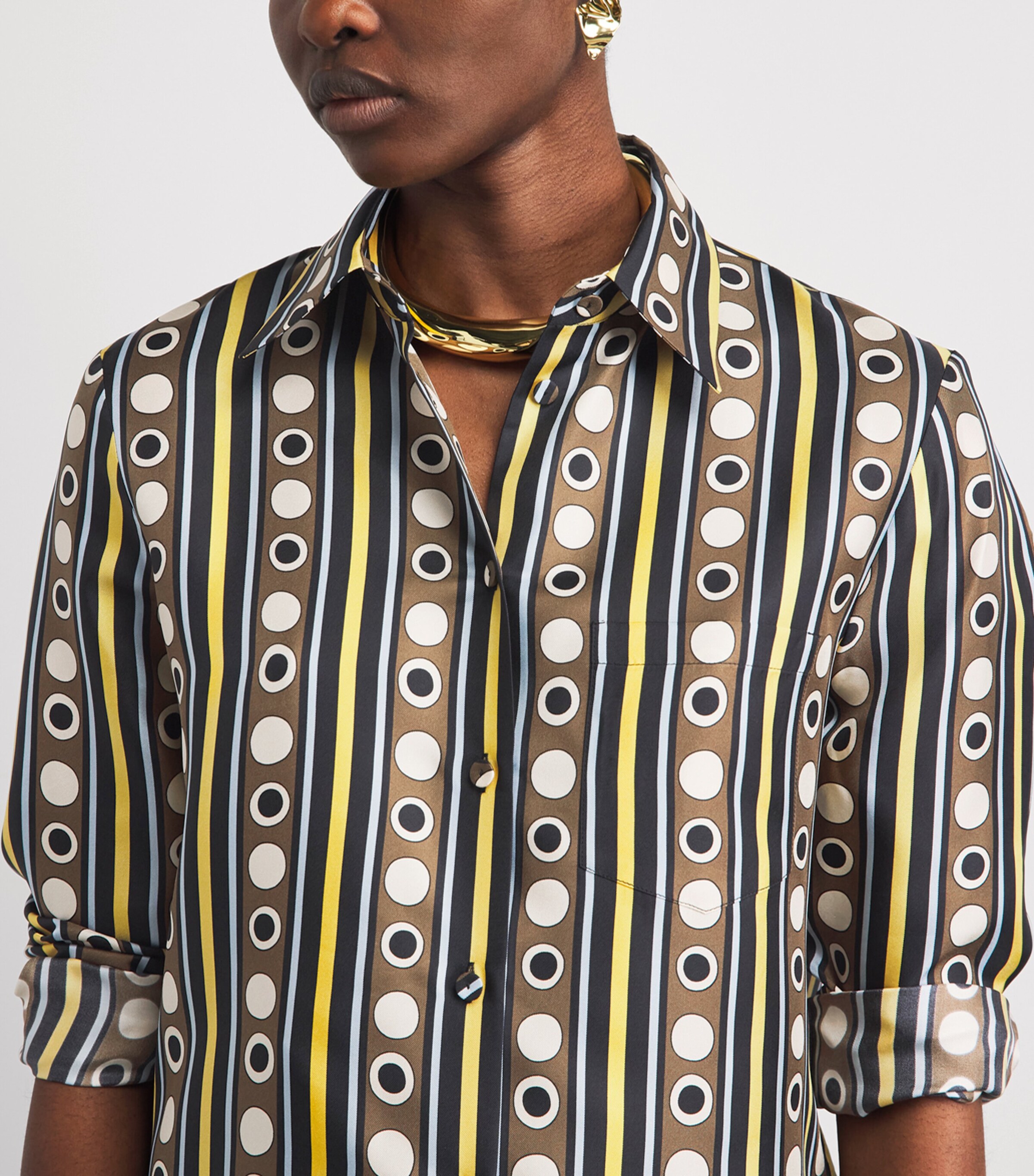 La Doublej Womens Silk Printed Shirt Sanctuary Image 3