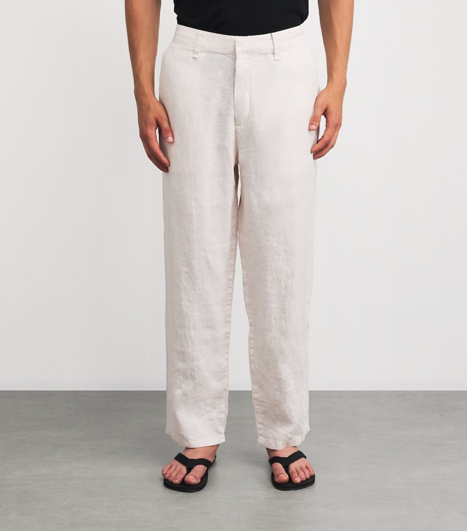 Linen Straight Trousers CHMGR Image 3