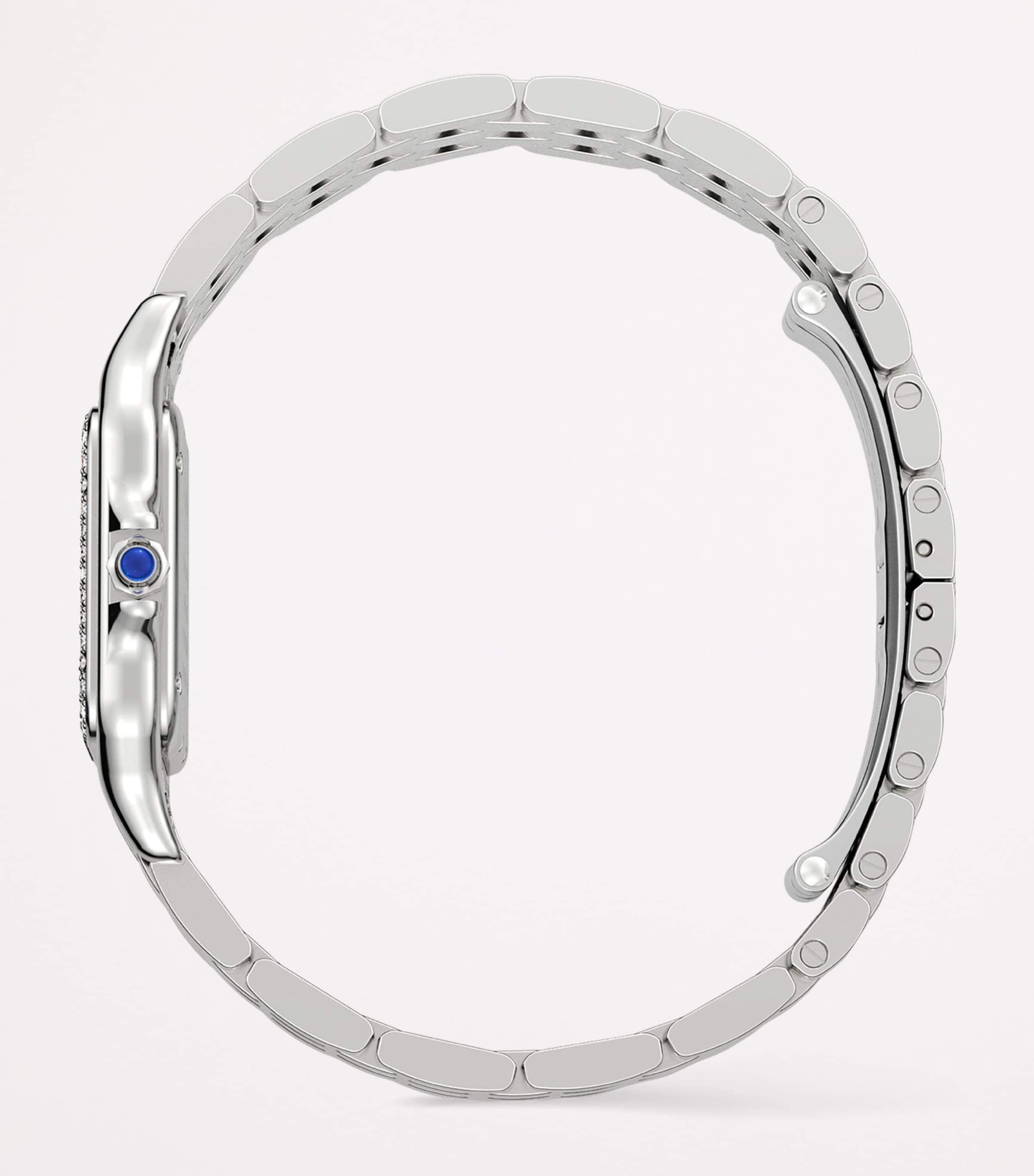 Cartier Medium Stainless Steel and Diamond Panthère de Cartier Watch 36.5mm Steel Image 5