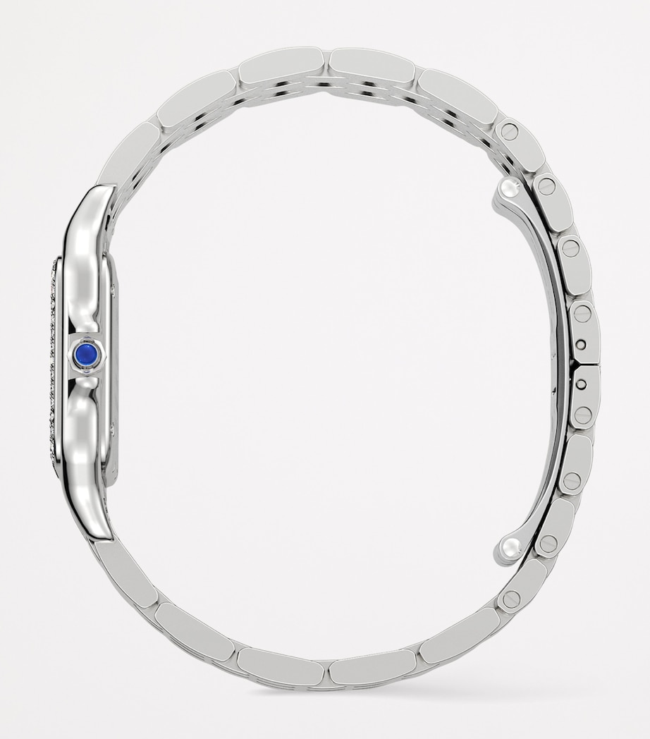 Medium Stainless Steel and Diamond Panthère de Cartier Watch 36.5mm STEEL Image 5