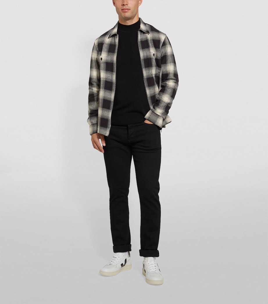 Stretch Slim Jeans BLACK DENIM Image 2