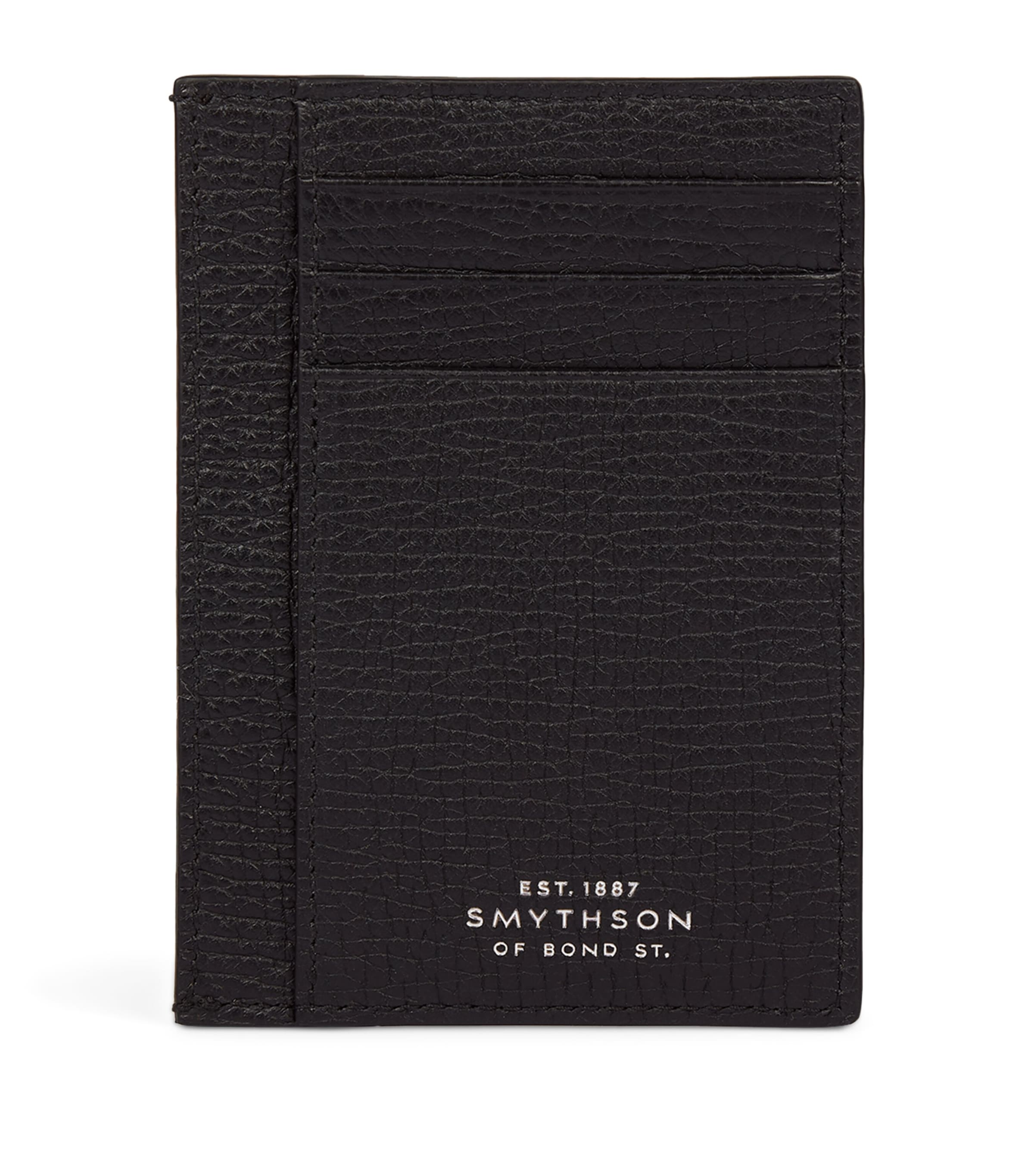 Smythson Calfskin Ludlow Card Holder Blk Image 1
