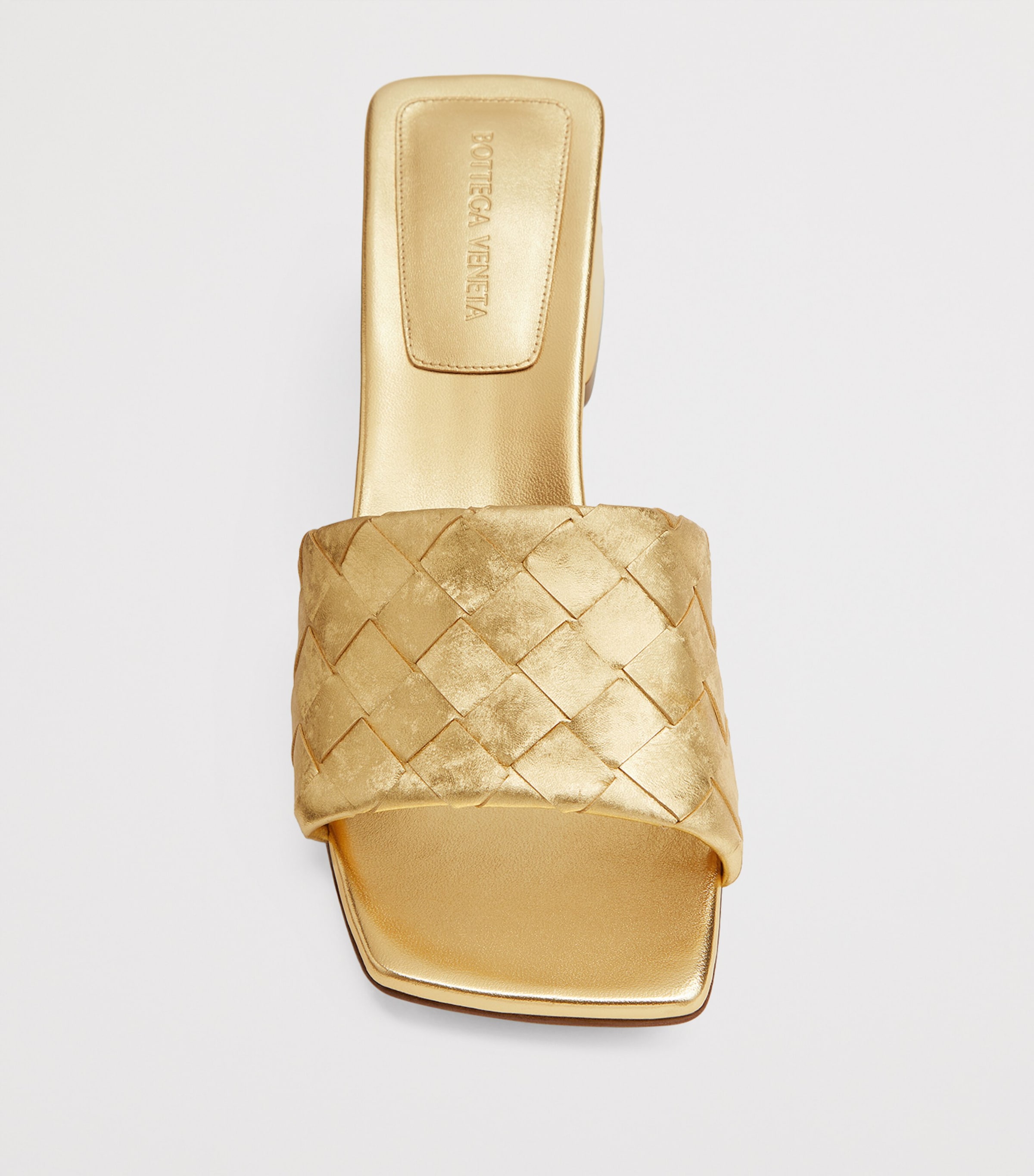 Metallic Leather Parco Mules 45 8472 Image 4