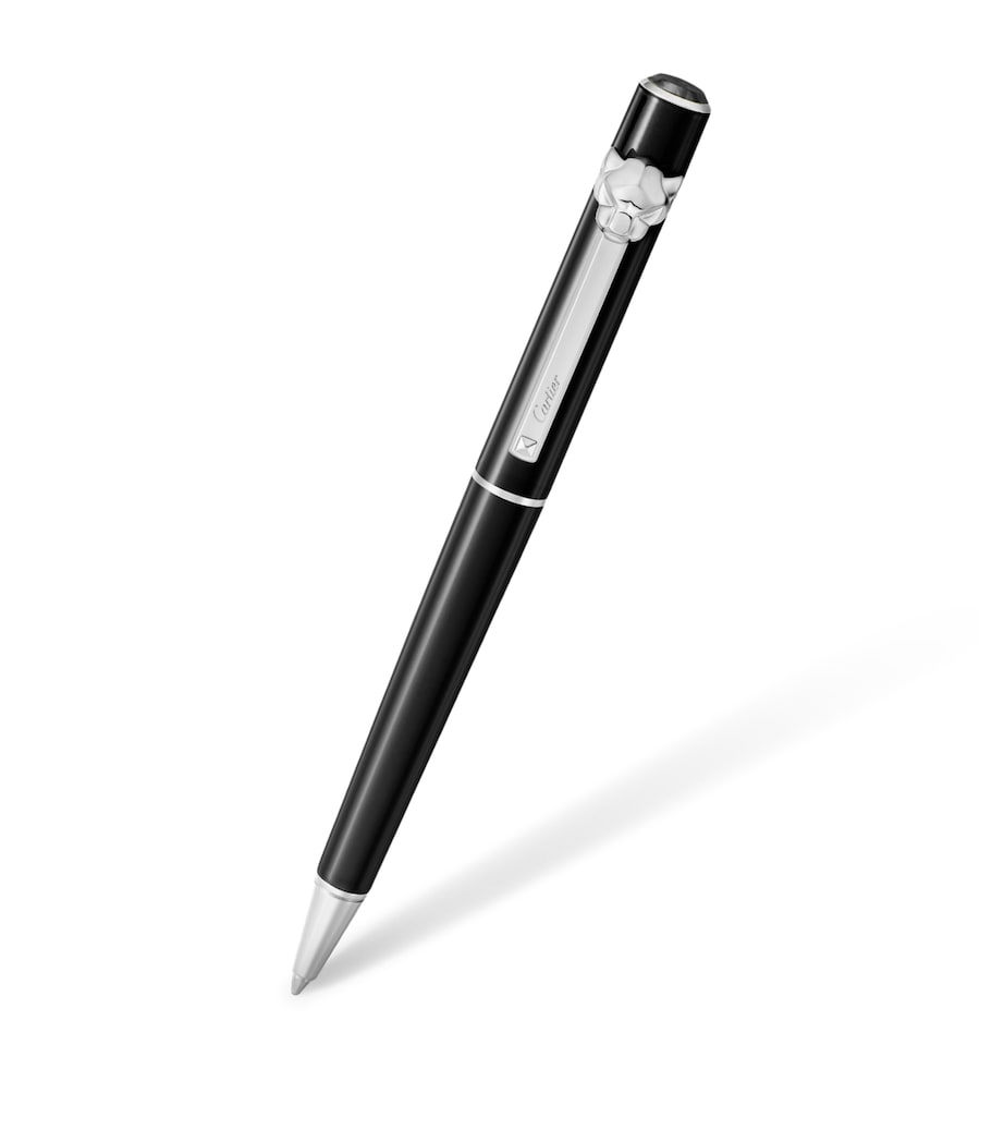 Small Panthère de Cartier Ballpoint Pen BLACK Image 3