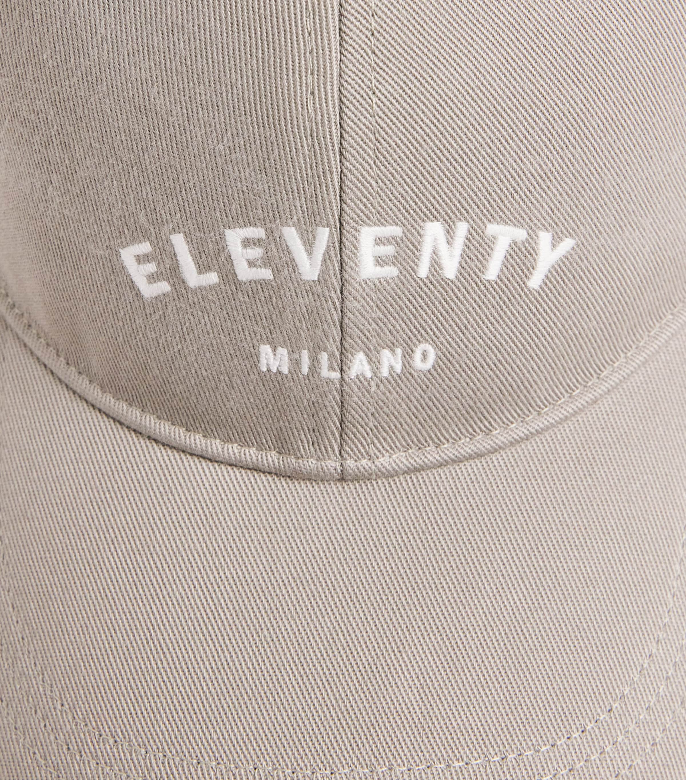 Eleventy Cotton Logo Baseball Cap Military Green Image 4
