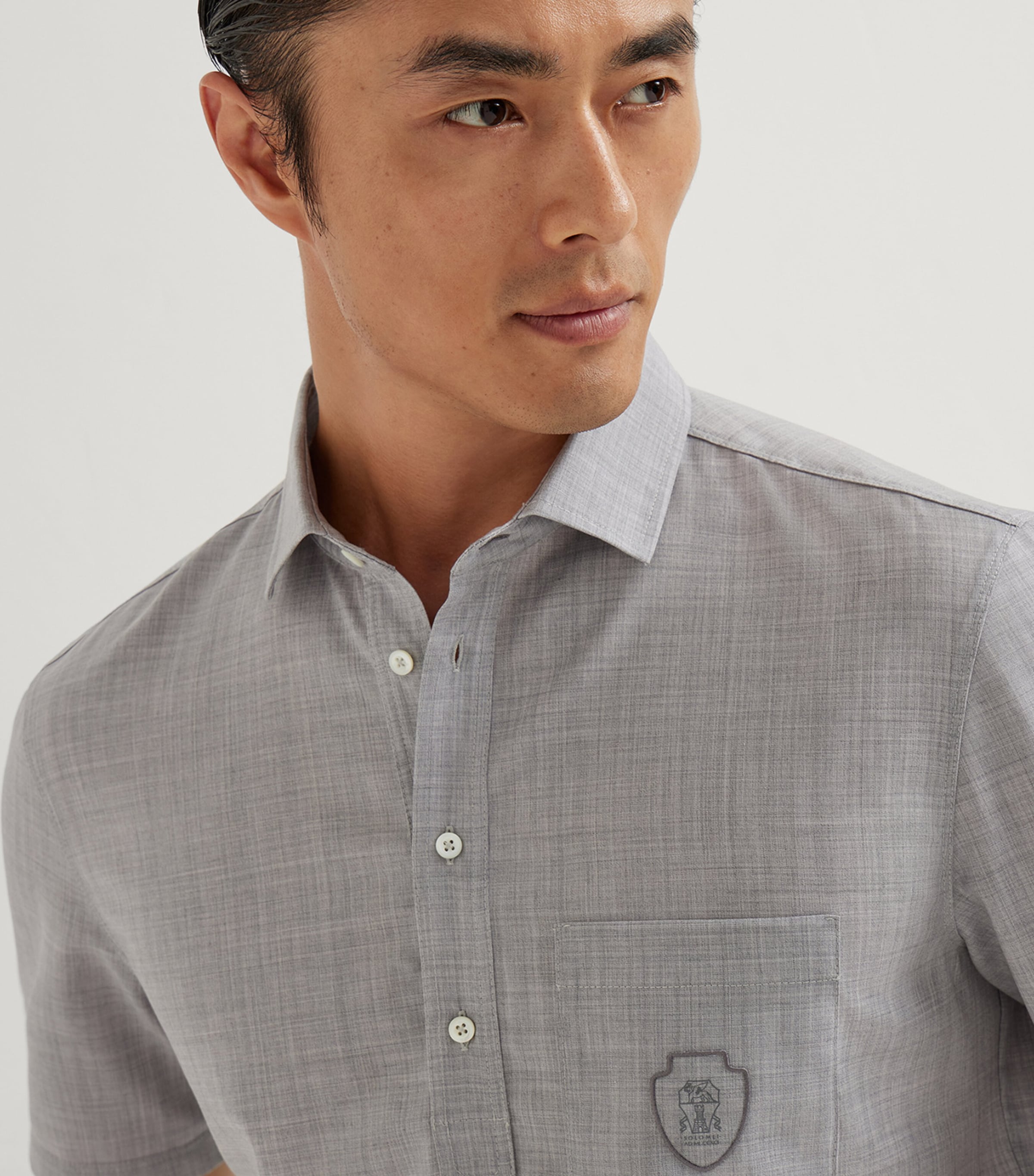 Virgin Wool Polo Shirt CPY01 Image 6