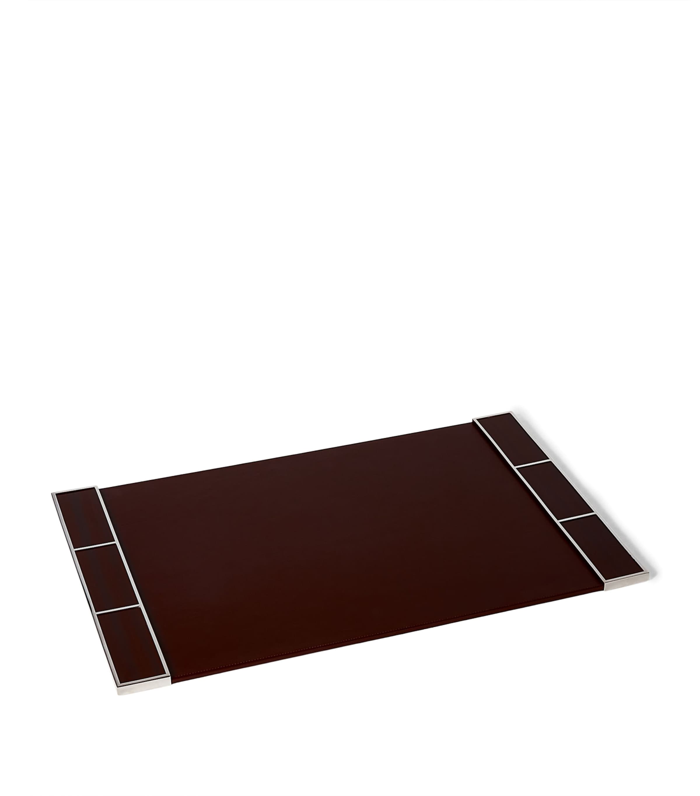 Wood Veneer Hilding Desk Blotter BROWN Image 2