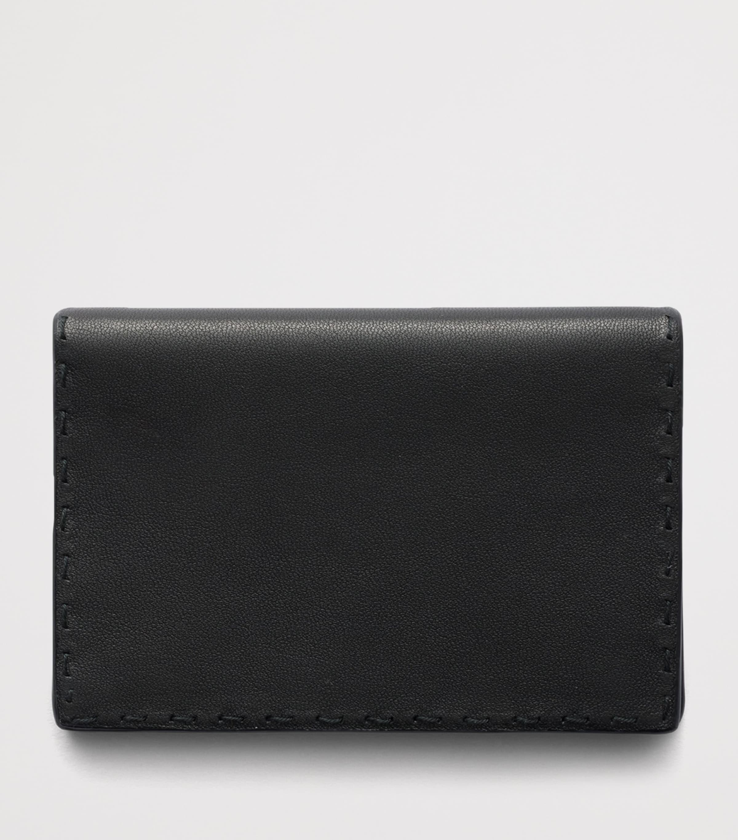 Prada Lambskin Bifold Wallet Black Image 3