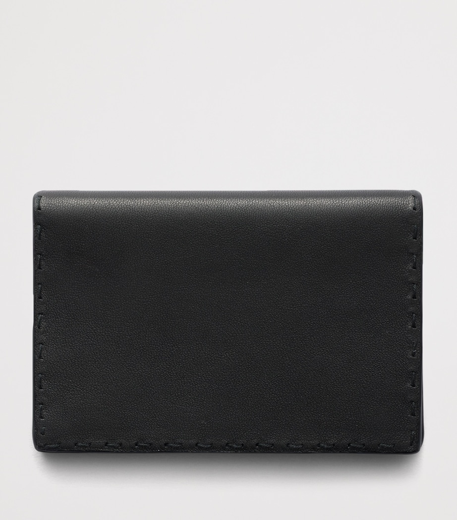 Prada Lambskin Bifold Wallet Black Image 3