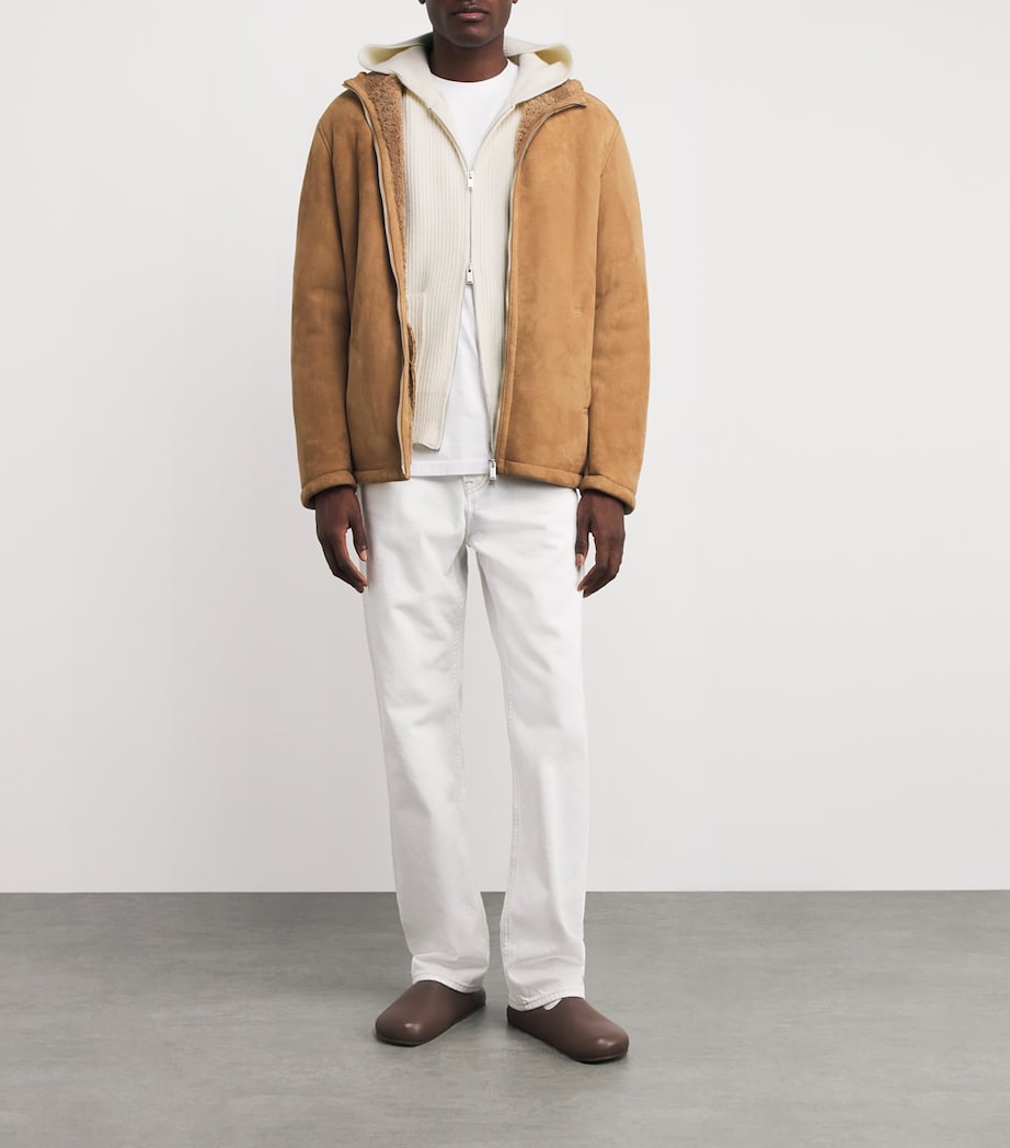 Wool-Cashmere Zip-Up Hoodie 120 WHITE Image 2