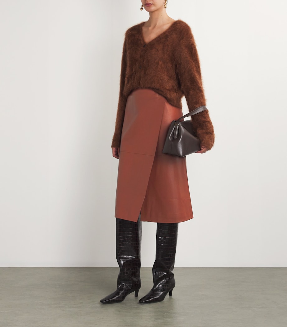 Lambskin Wrap Skirt A6079 Image 2