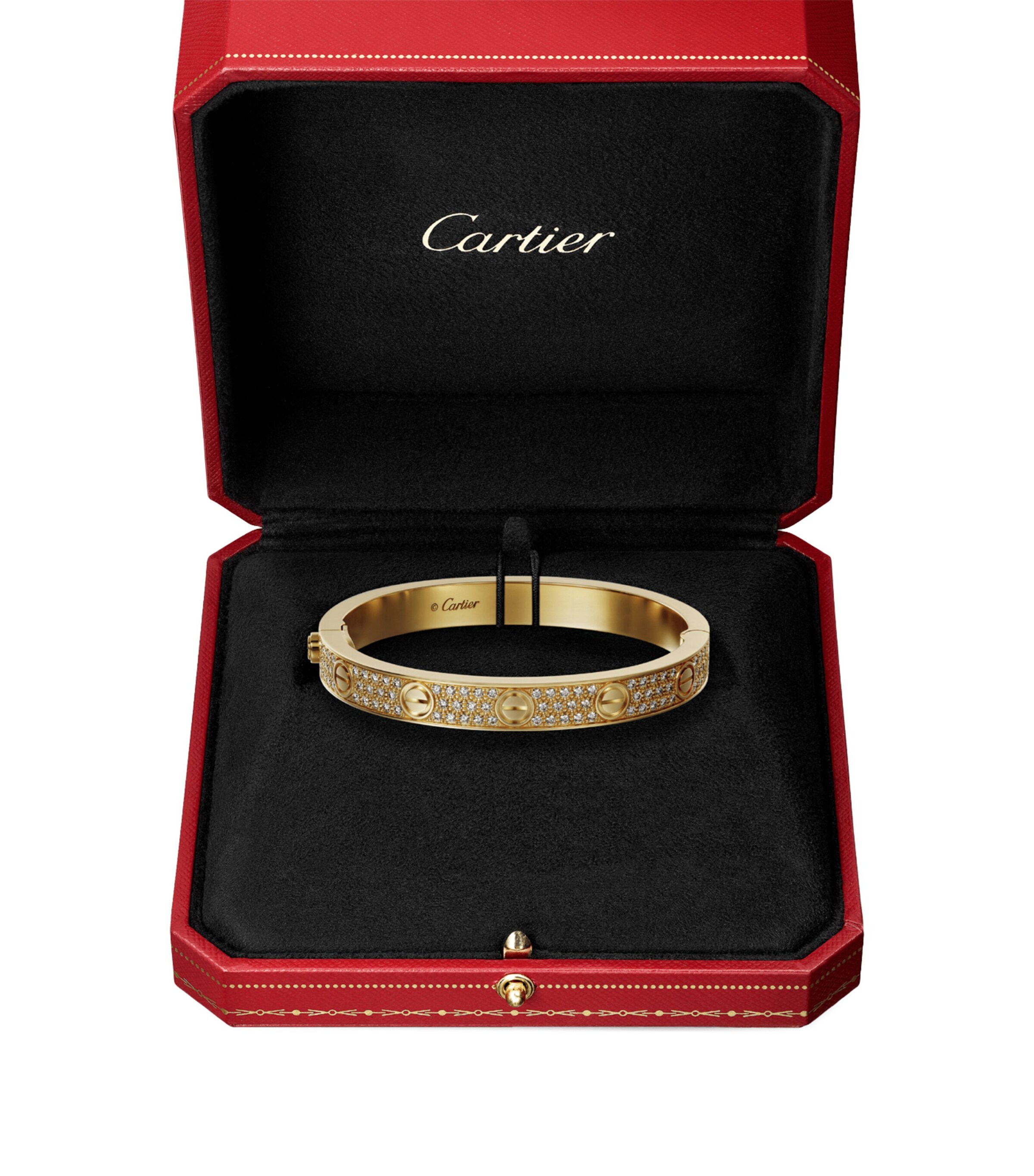 Cartier LOVE Classic Yellow Gold Diamond-Paved Bracelet Yellow Gold Image 7