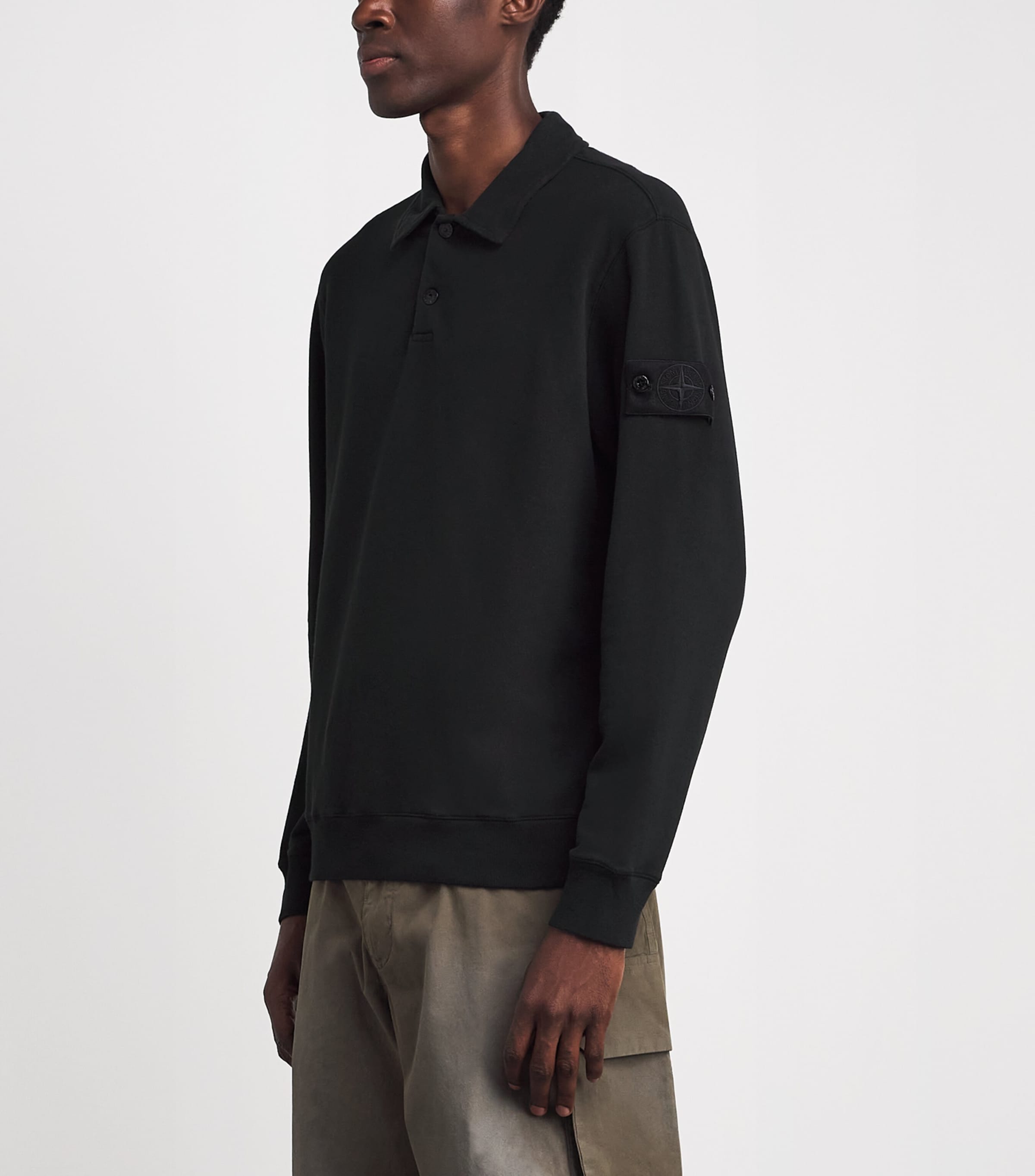 Stone Island Mens Organic Cotton Polo Shirt Image 4