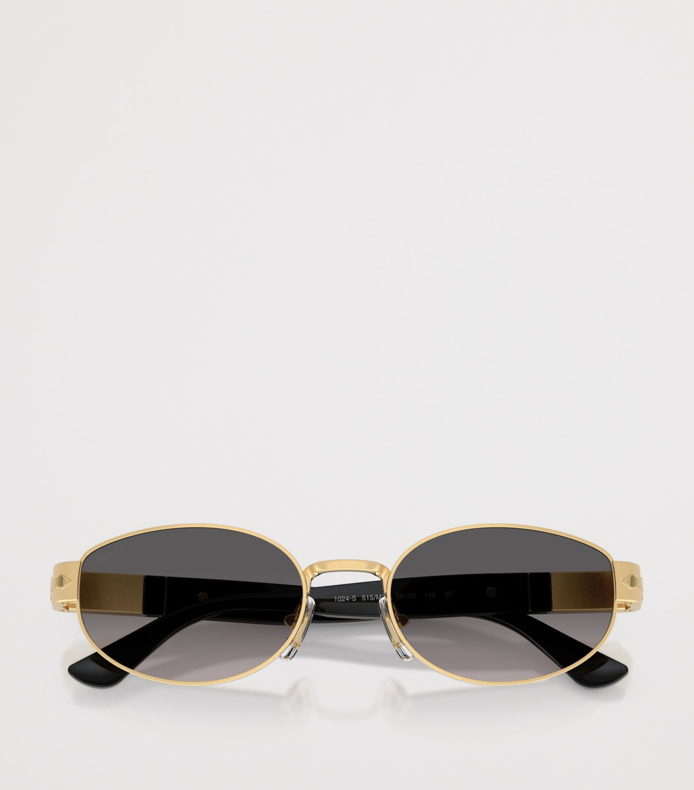 Persol PO1024S Oval Sunglasses Gold Image 4