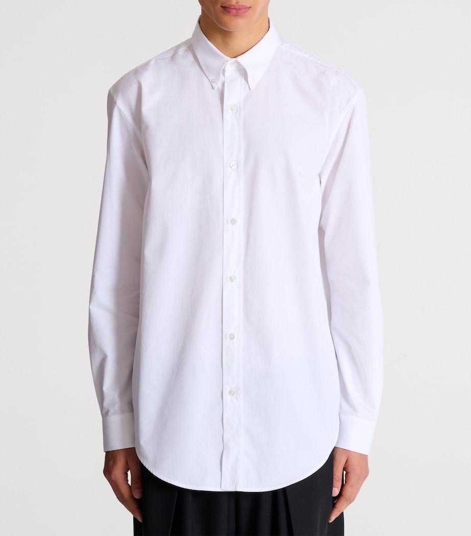 Cotton Poplin Shirt 0FB BLANC OPTIQUE Image 7