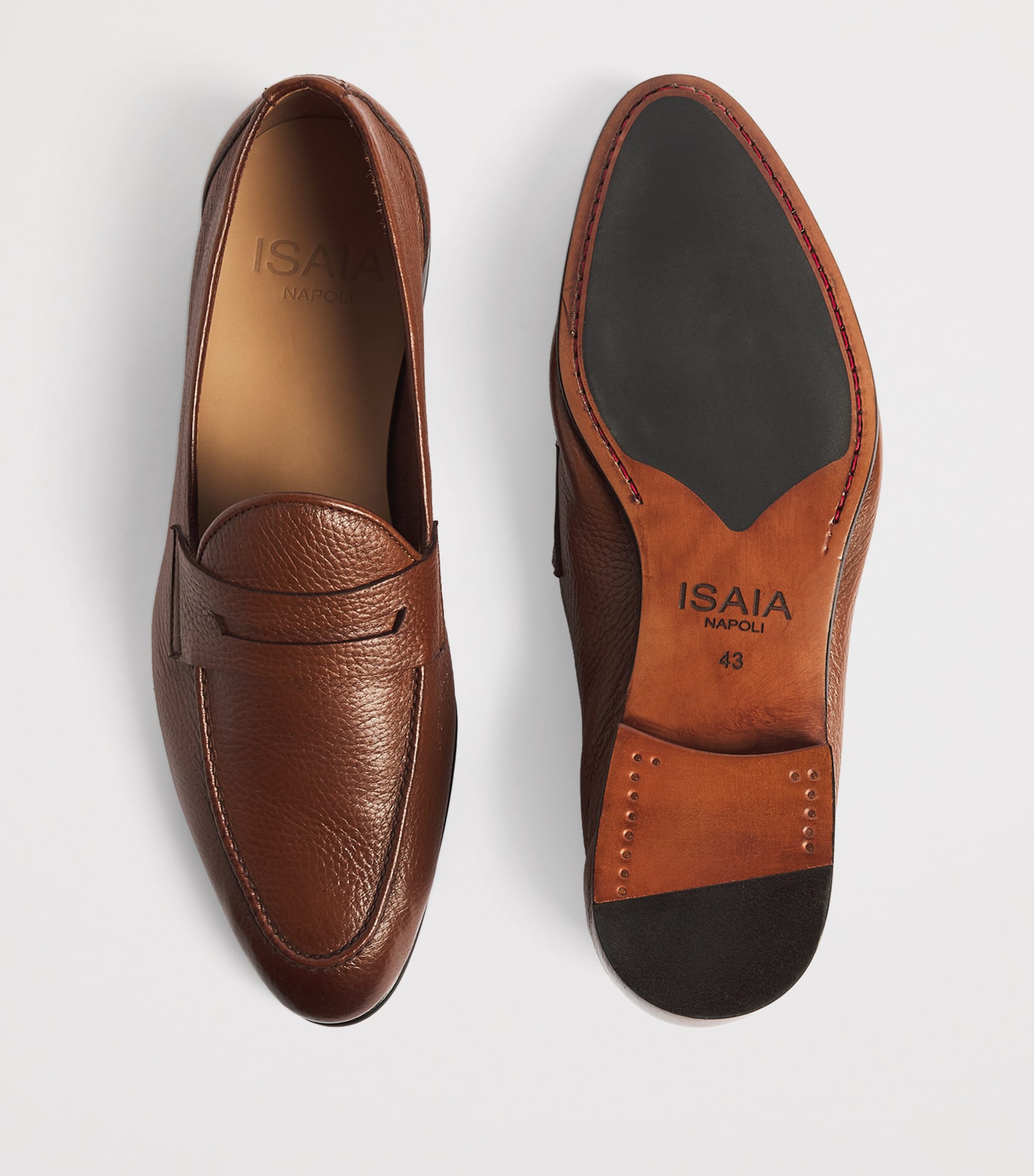 Leather Penny Loafers 250 Image 7