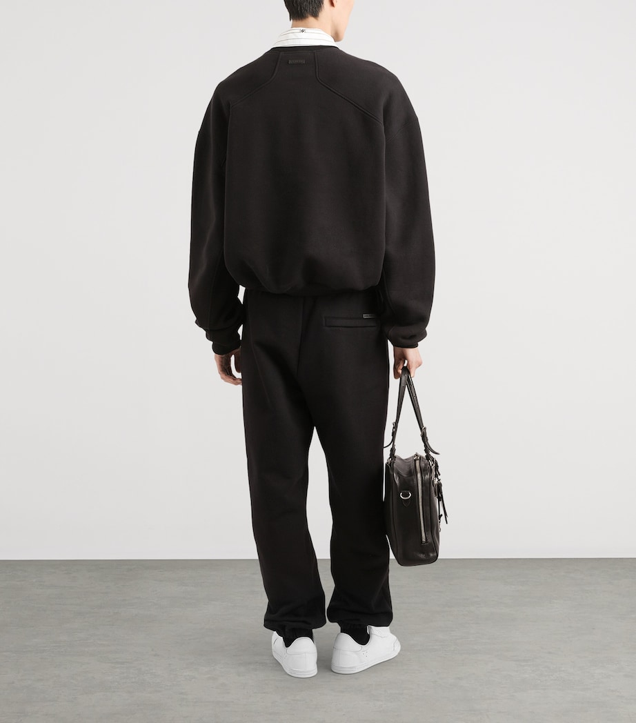 Cotton Sweatpants N0000 BLACK Image 3
