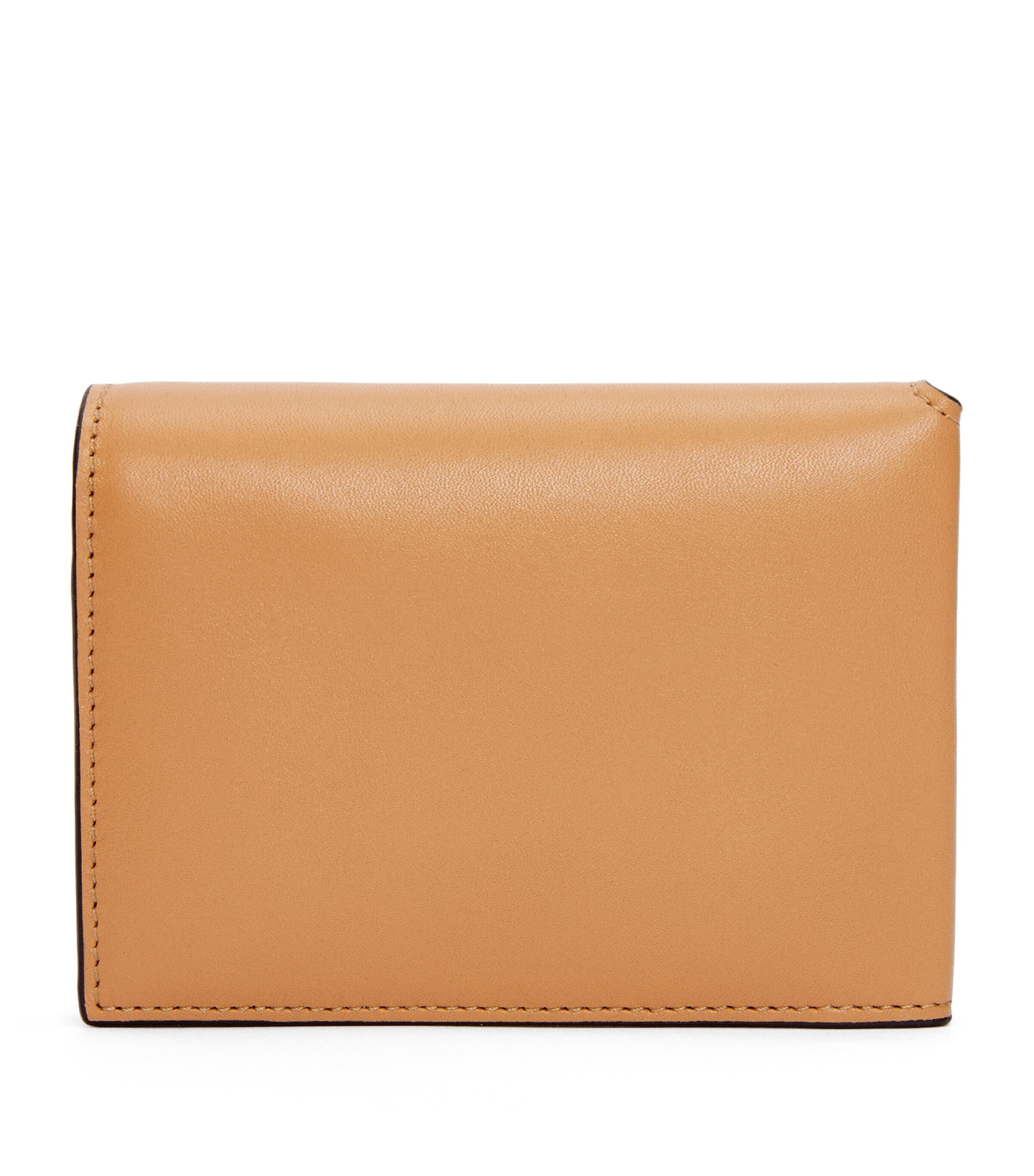 LOEWE Calfskin Folded Wallet Warm Desert/black Image 2