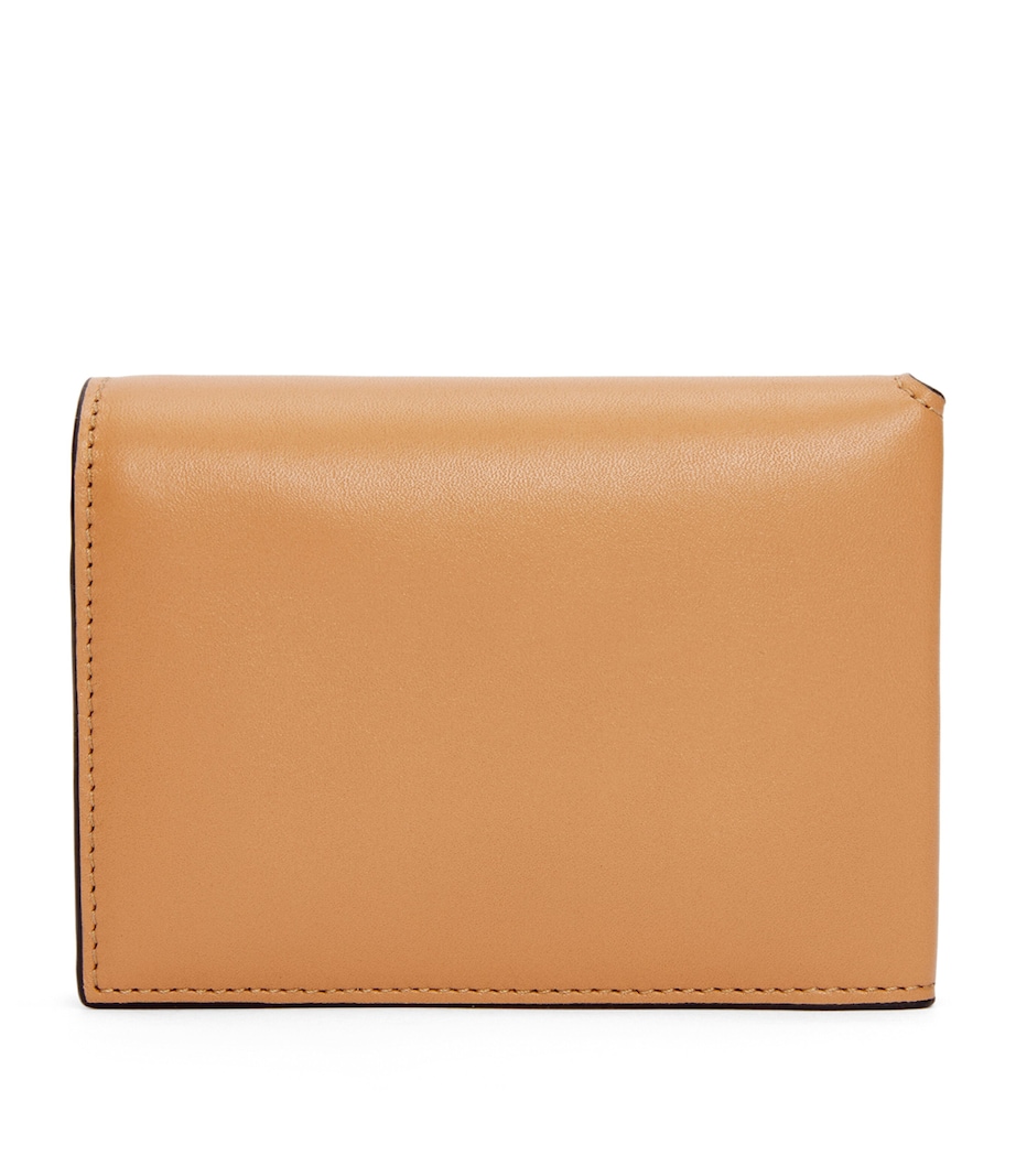 LOEWE Calfskin Folded Wallet Warm Desert/black Image 2