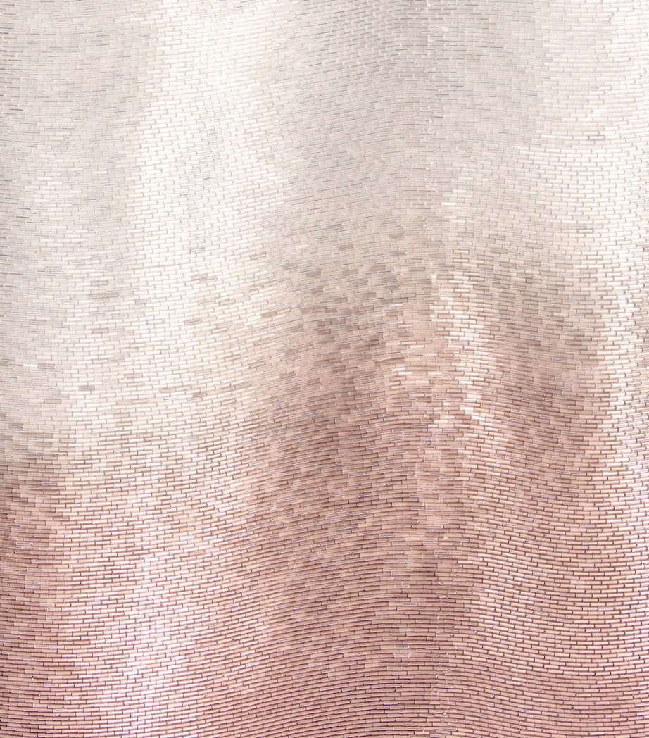 Schiaparelli Womens Silk Embellished Maxi Dress Nude Image 5